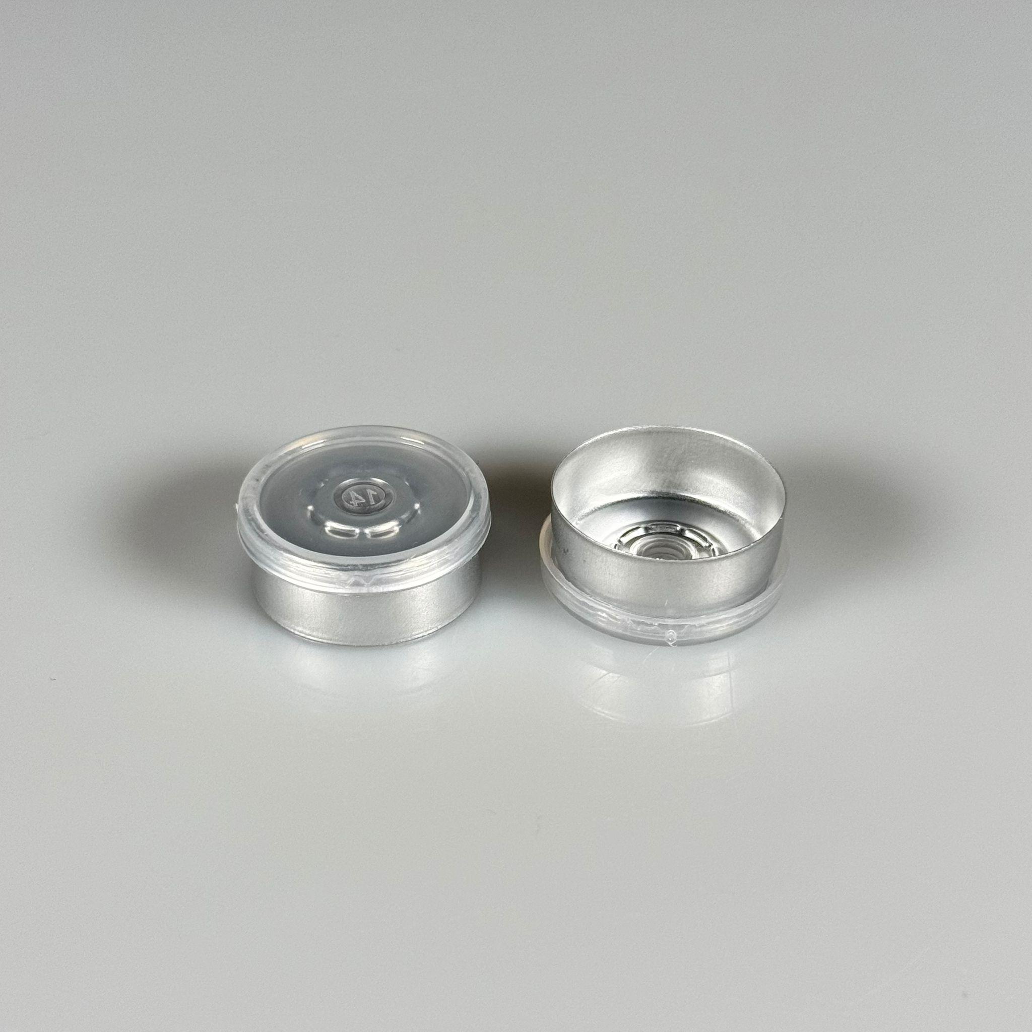PENİSİLİN ALÜMİNYUM FLAKON KAPAK ŞEFFAF -  20 MM DÜZ RENKLİ FLİP-OFF KAPAK