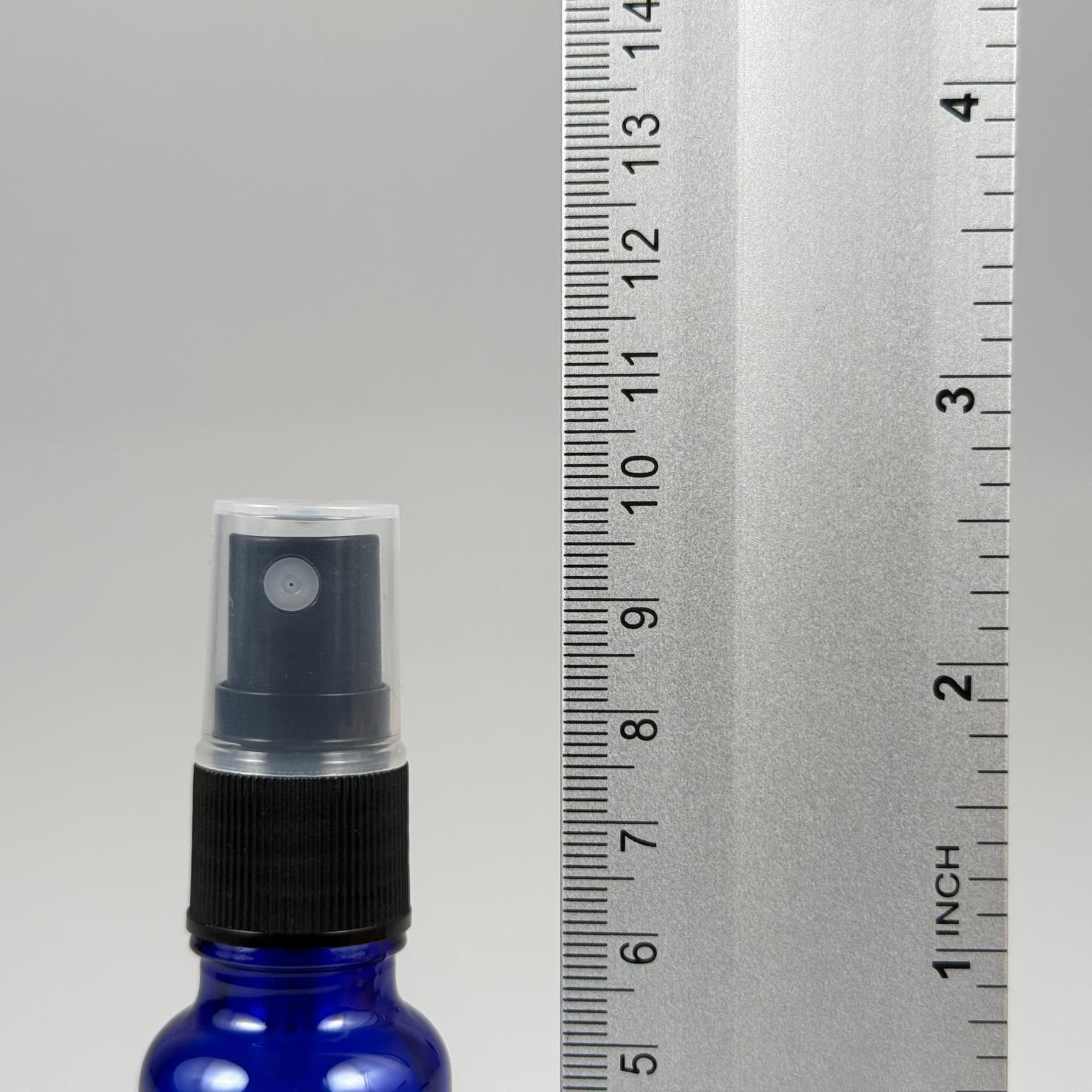 20 CC MAVİ CAM ŞİŞE - SİYAH SPREYLİ TAKIM - 20 ML SİYAH SPREYLİ MAVİ CAM ŞİŞE