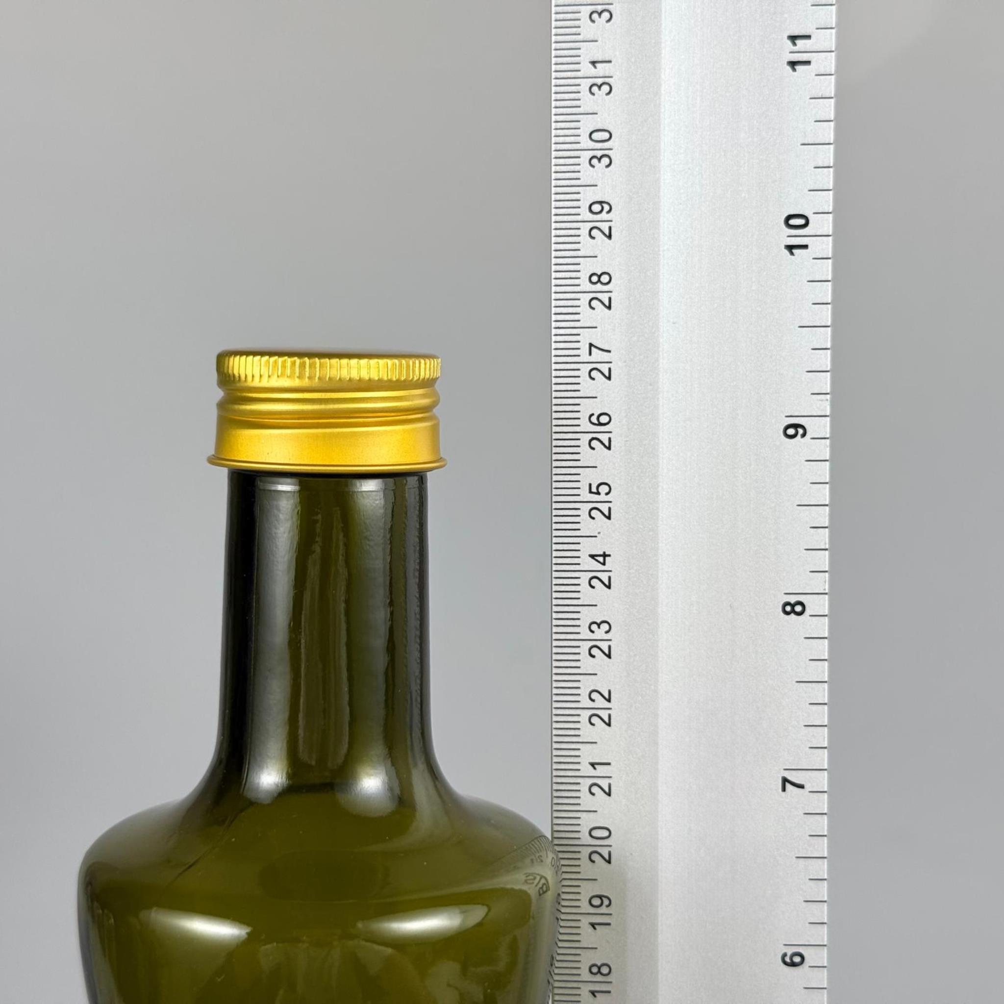 500 CC YEŞİL GEOLİVE CAM ŞİŞE - GOLD ALÜMİNYUM KAPAKLI - 500 ML OVAL ŞİŞE - GEOLİVE ŞİŞE 500 ML - zeytinyağı için renkli cam şişeleri - Şişecam Stok Kodu: 127050