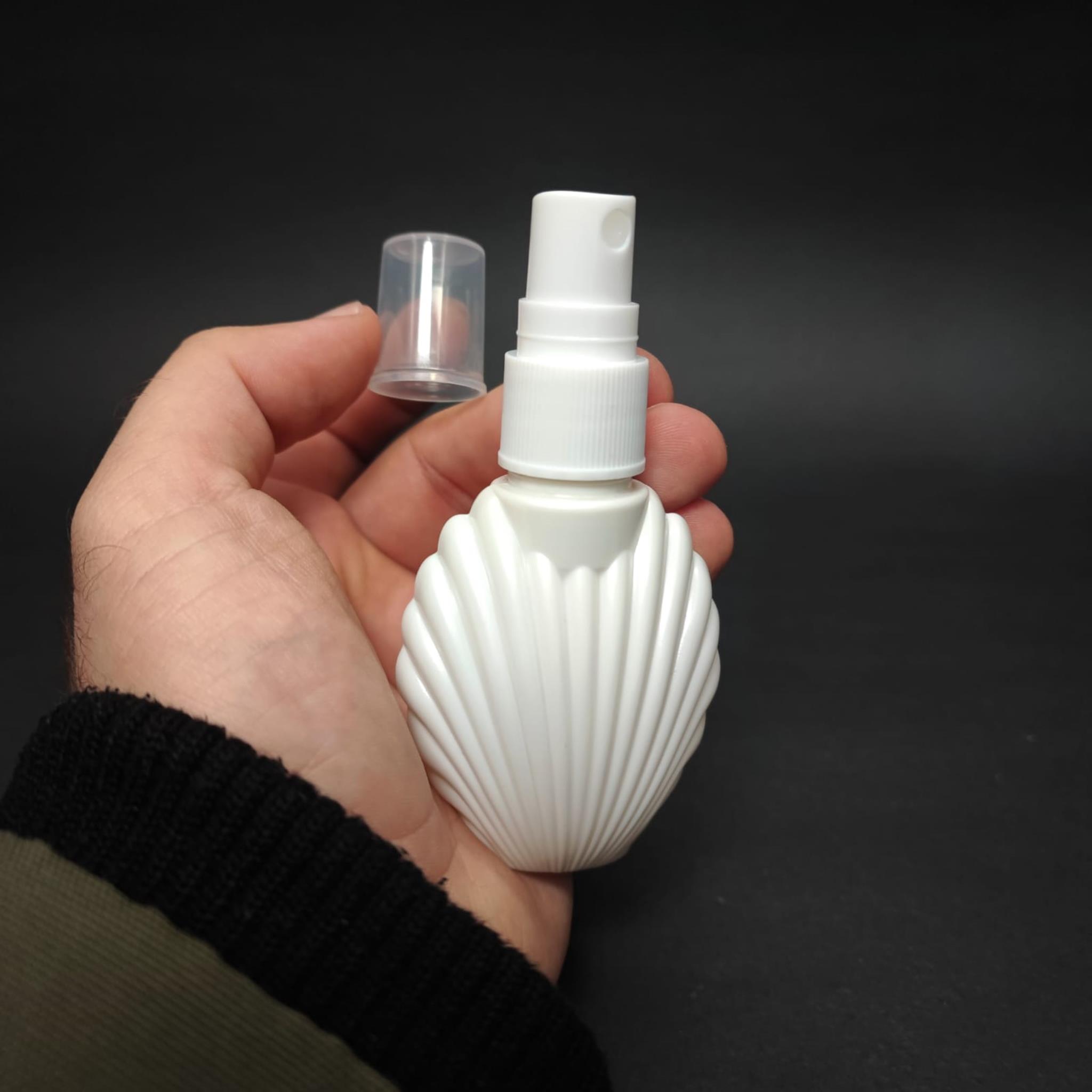 40 CC BEYAZ İSTİRİDYE CAMPET ŞİŞE - BEYAZ SPREYLİ TAKIM - 40 ML SPREYLİ KOLONYA ŞİŞESİ