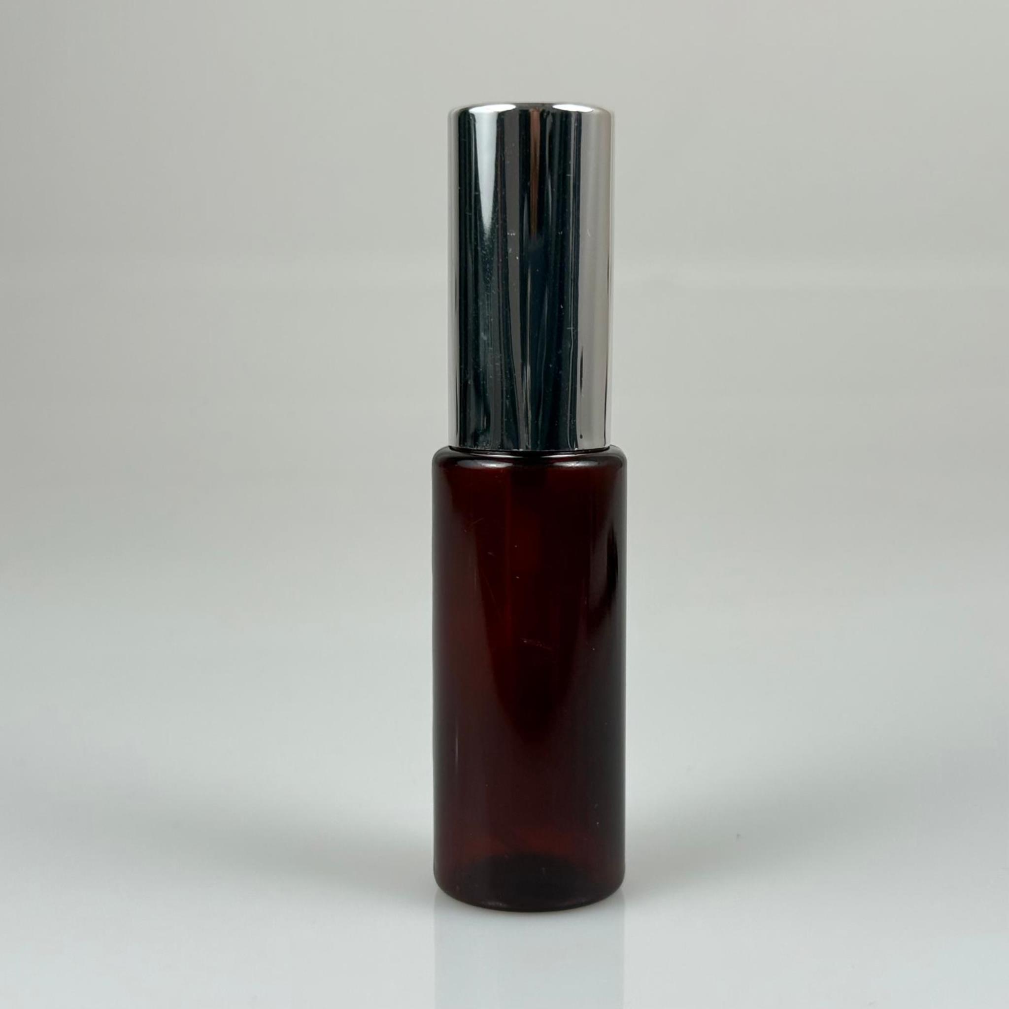 30 ML PET KOLONYA, PARFÜM VB ŞİŞELERİ - METAL ALÜMİNYUM GÜMÜŞ KAPAK + VİDALI SPREY + 30 CC AMBER SHOT ŞİŞE SET TAKIM