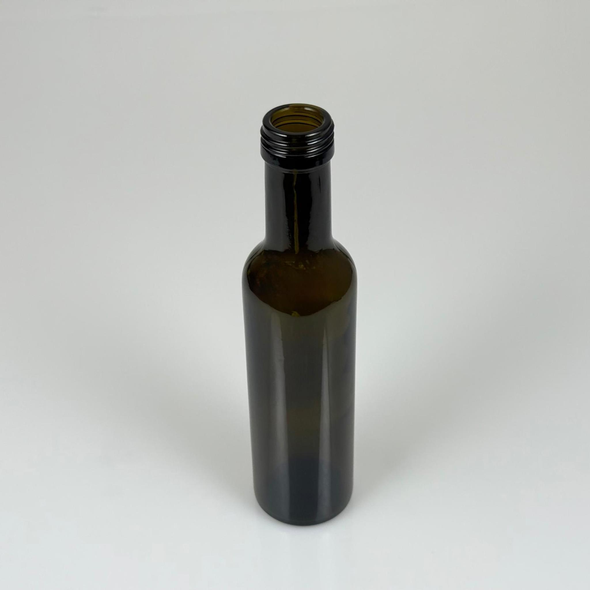 250 CC YEŞİL CESENA MODEL DORİCA CAM ŞİŞE KAPAKSIZ (31 AĞIZ) - 250 ML CESENA ŞİŞE - YEŞİL