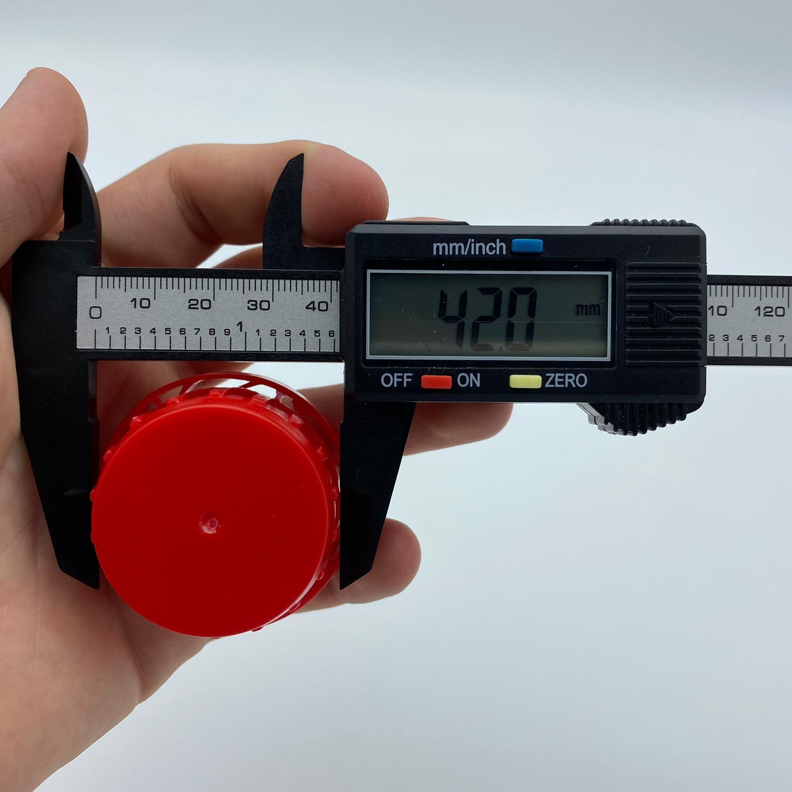 38 MM KIRMIZI BİDON KAPAĞI KİLİTLİ