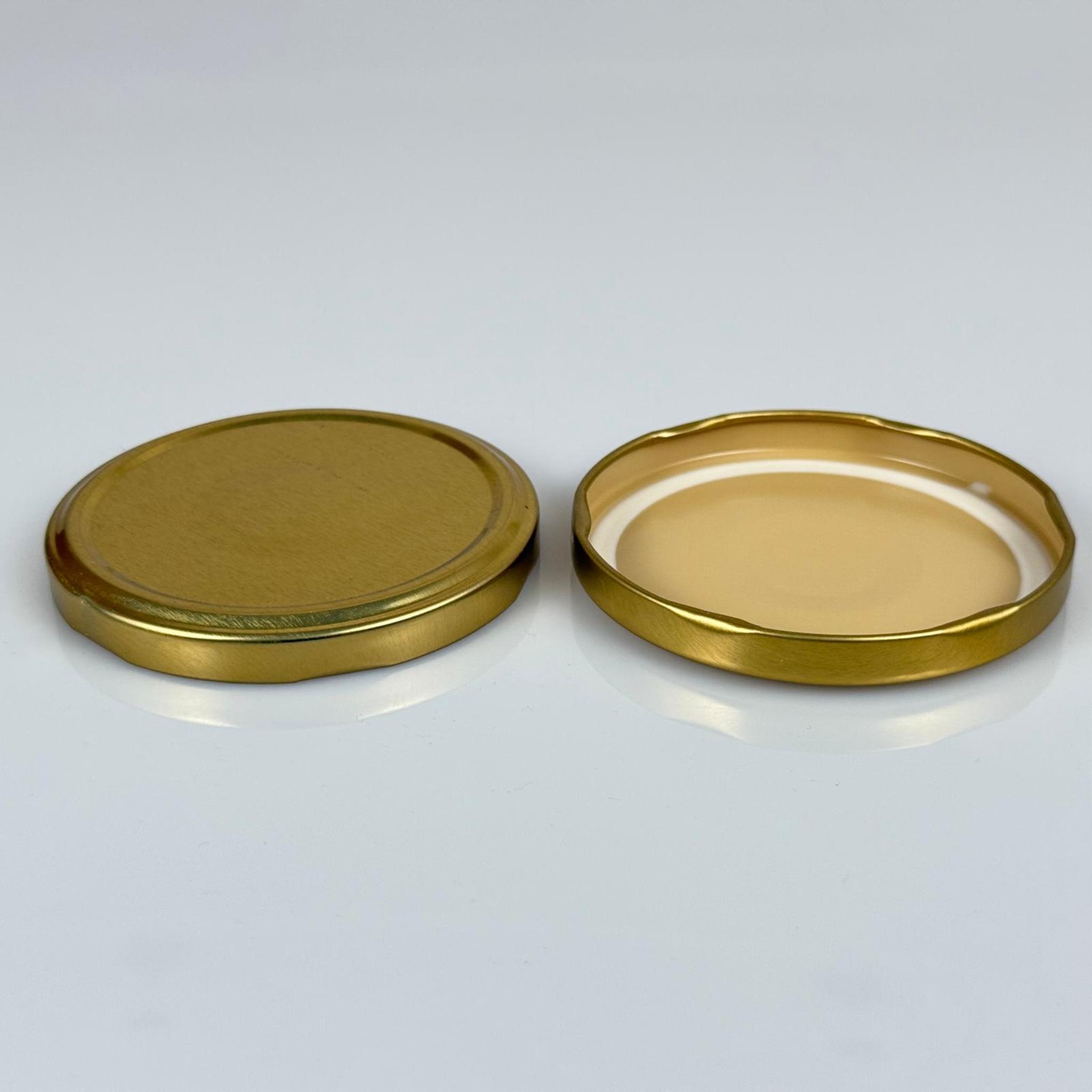 82 MM TWİST-OFF GOLD DÜĞMELİ (MC082RSB469) - SİLGAN - EMNİYET DÜĞMELİ - TİKTAK KAPAK - BUTONLU KAPAK