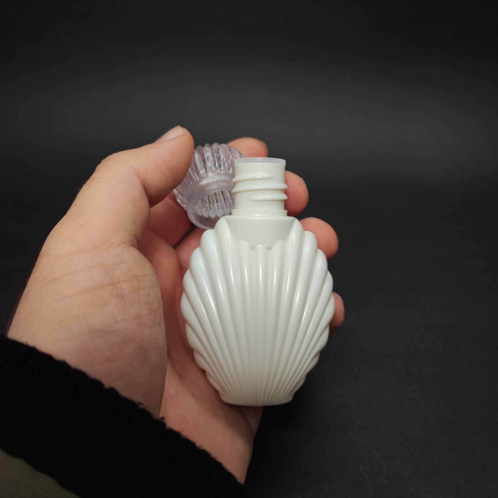 40 CC BEYAZ CAMPET İSTİRİDYE KOLONYA ŞİŞESİ - KRİSTAL KAPAKLI - KOLONYA TIPALI - 40 ML CAMPET KOLONYA ŞİŞESİ