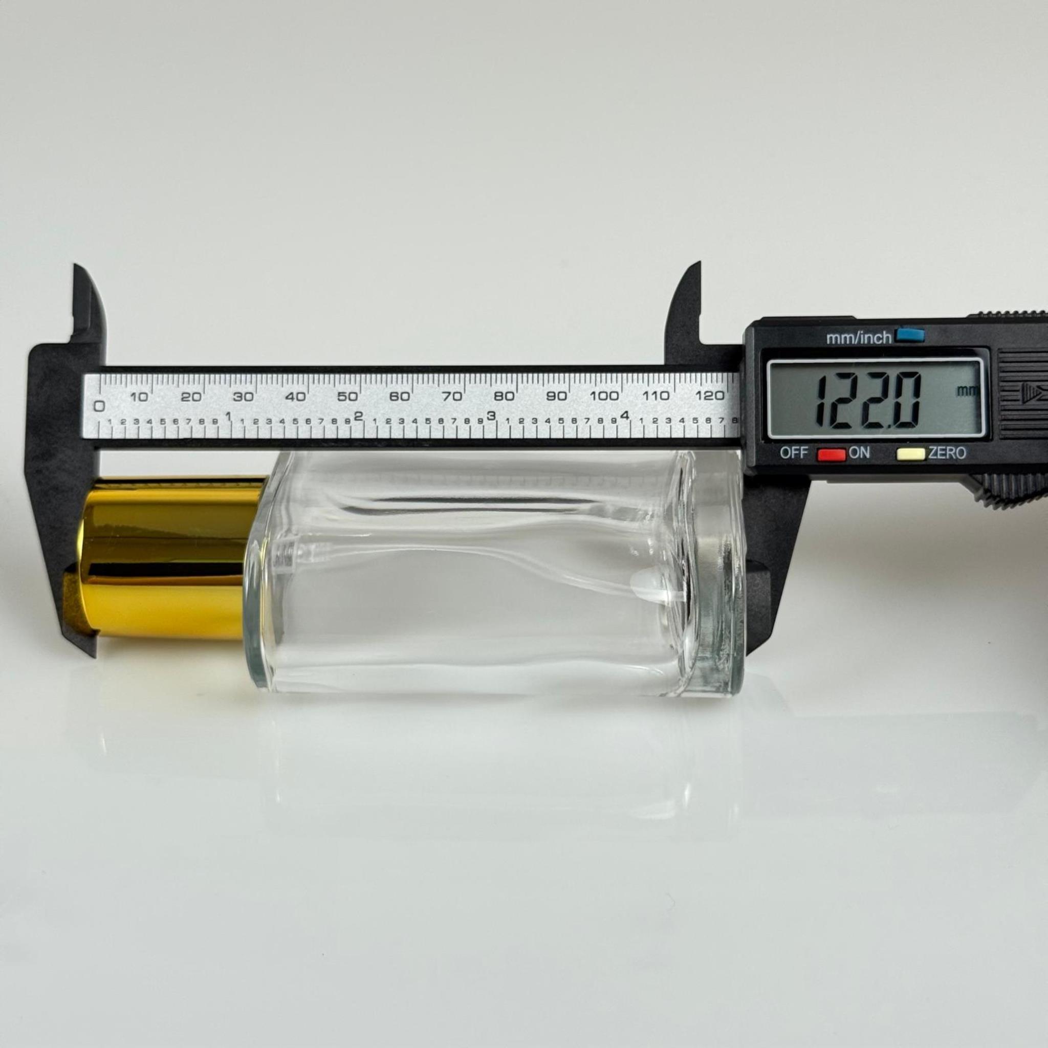100 ML YASSI MODEL CEO PARFÜM ŞİŞESİ + GÜMÜŞ METAL SPREYLİ + GOLD GENİŞ KAPAKLI (AĞIZ 15 MM GEÇME KOLAY KAPAMA)