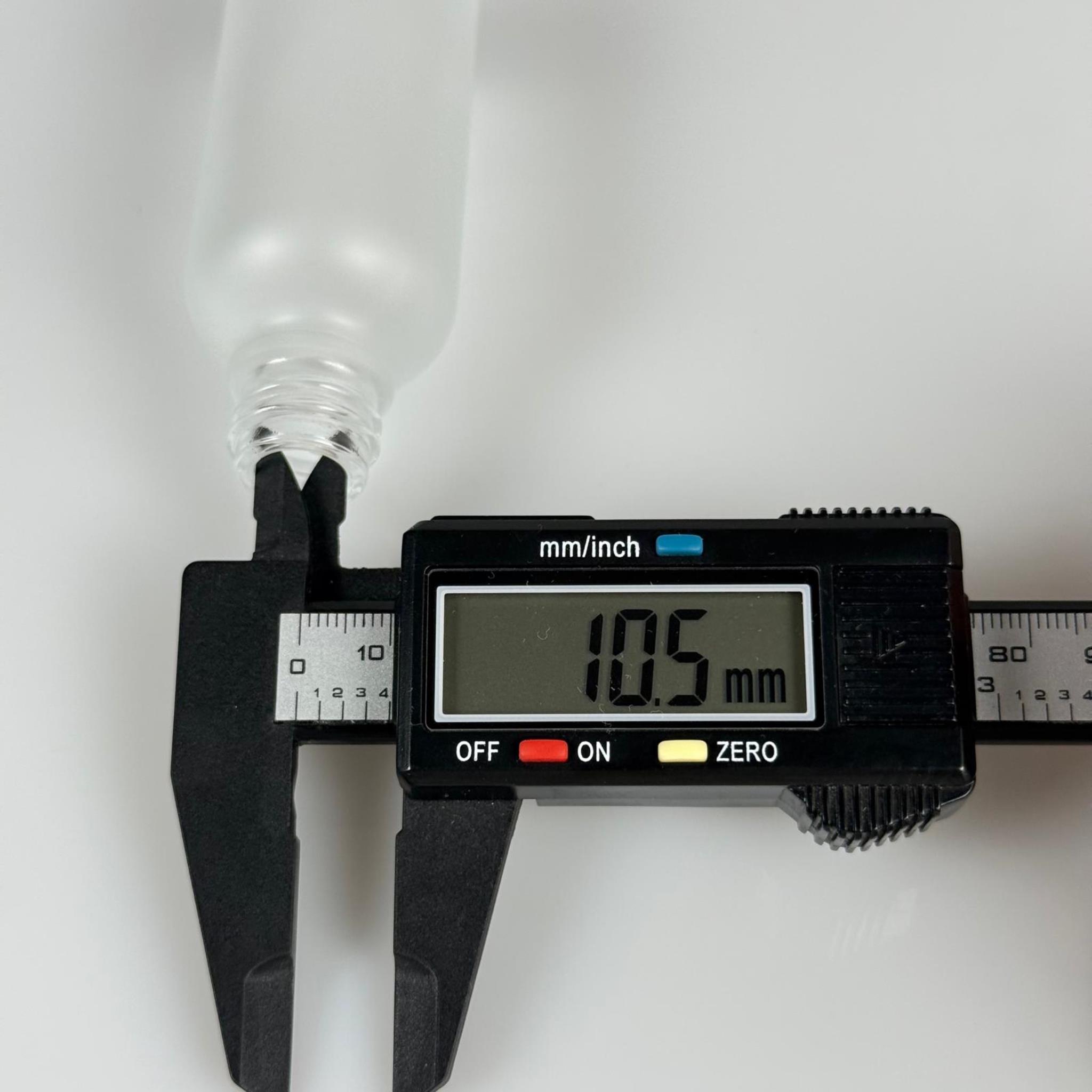 30 CC BUZLU CAM ŞİŞE KAPAKSIZ (18 AĞIZ) - 30 ML CAM ŞİŞE - BUZLAMA CAM ŞİŞE