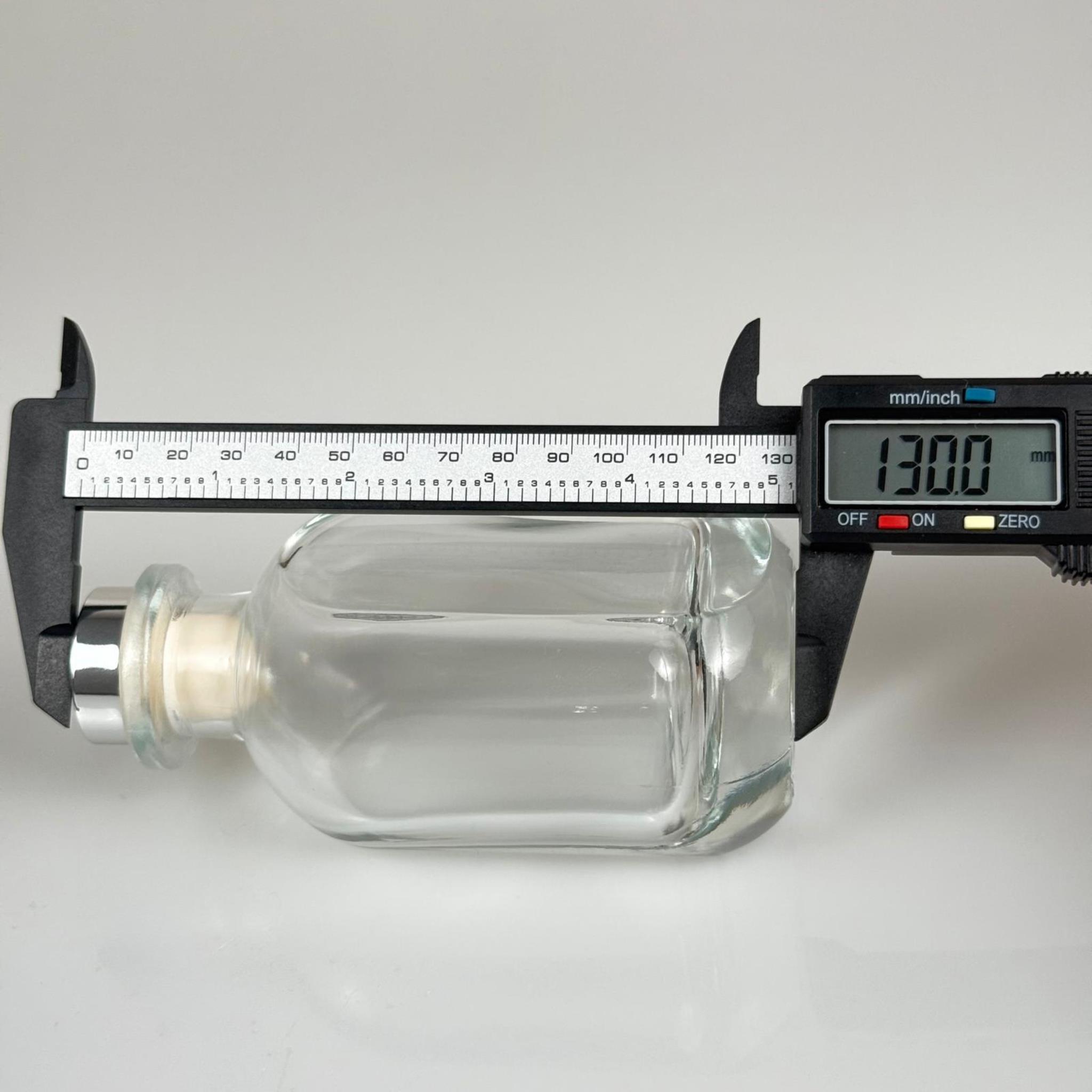 150 CC CAM BAMBU ODA KOKUSU ŞİŞESİ - 150 ML DİFFUSER CAM ŞİŞE + GÜMÜŞ MANTAR TIPA