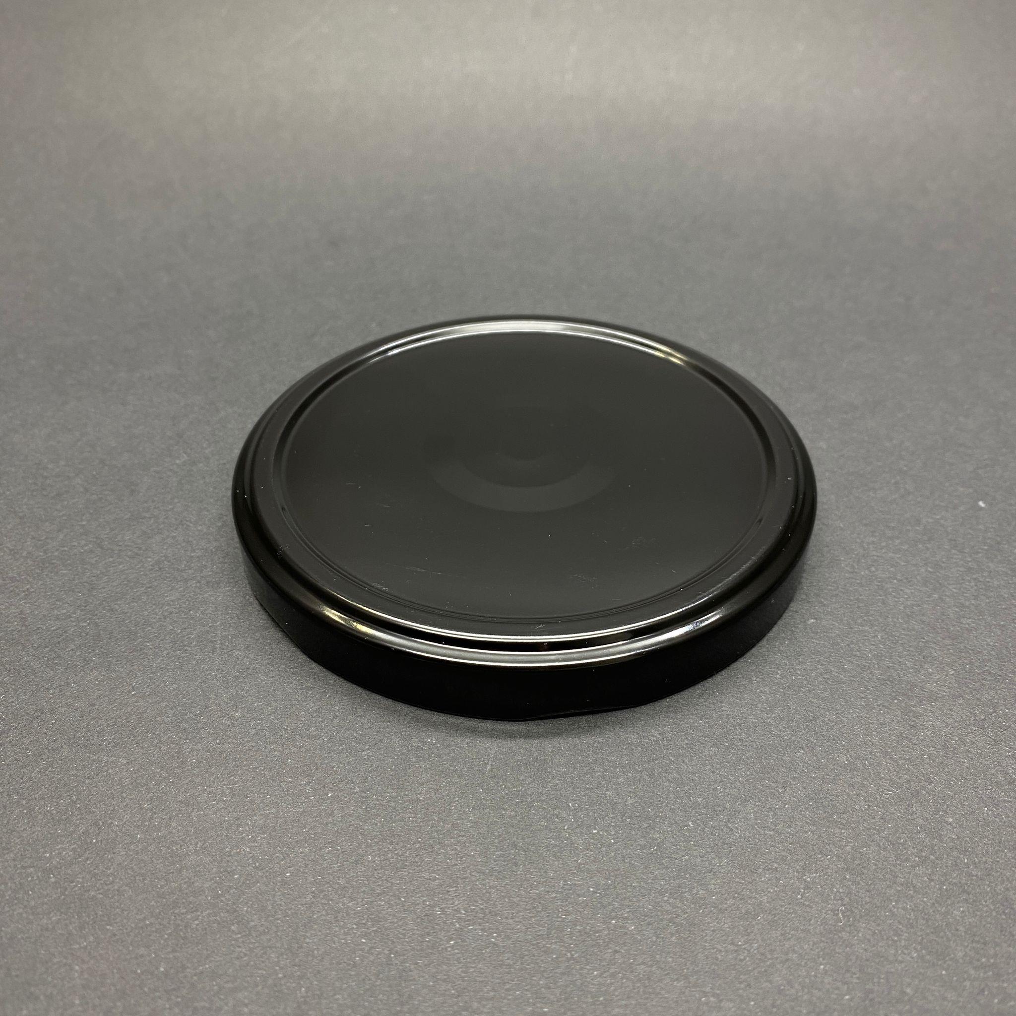 100 MM TWİST-OFF SİYAH DÜĞMELİ TİKTAK METAL KAPAK - 100 MM TWİST-OFF CAM KAVANOZ BUTONLU KAPAĞI
