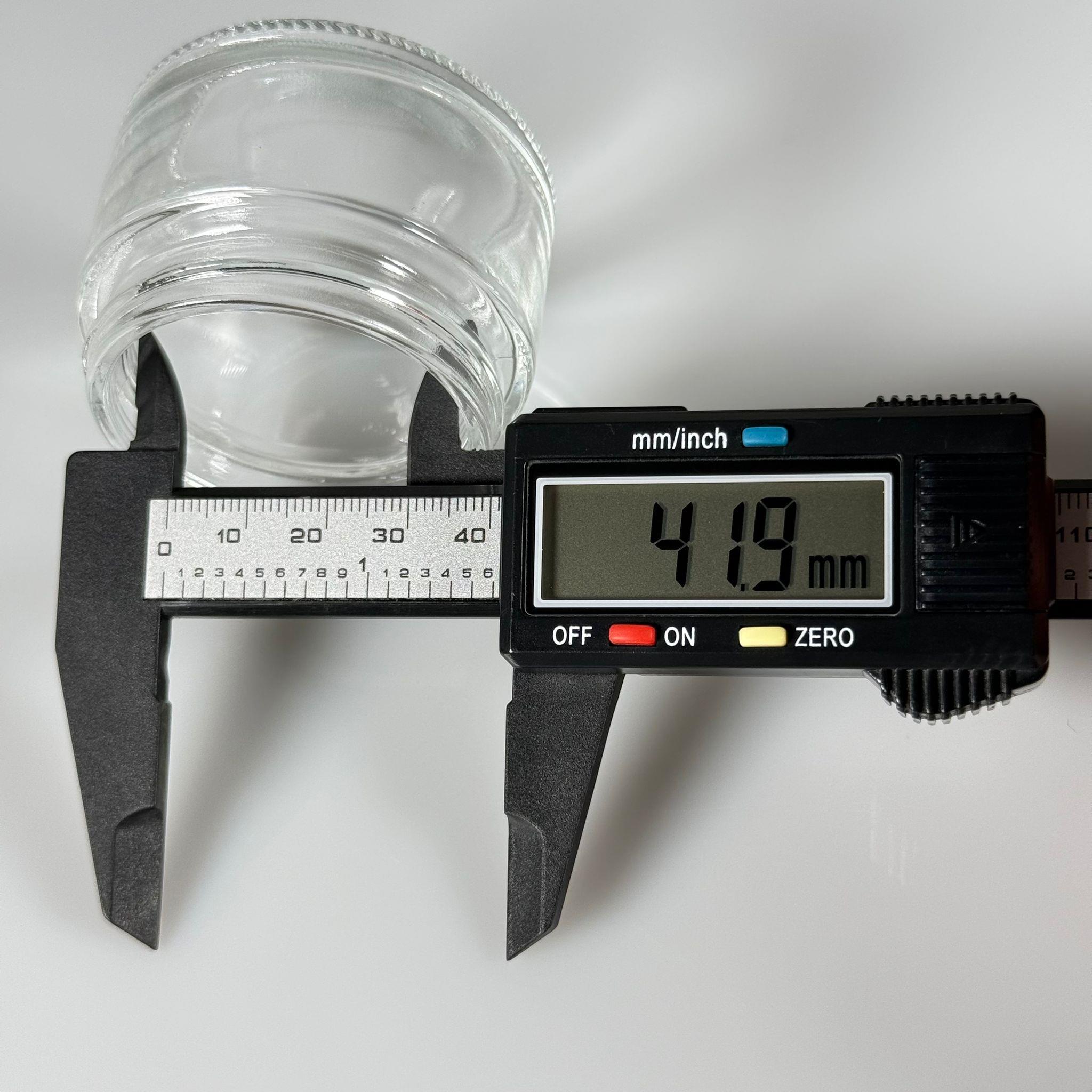 50 CC CAM ŞEFFAF KREM KAVANOZU - BEYAZ KAPAKLI İÇ CONTALI - 50 ML CAM KAVANOZ  - KOZMETİK KAVANOZ