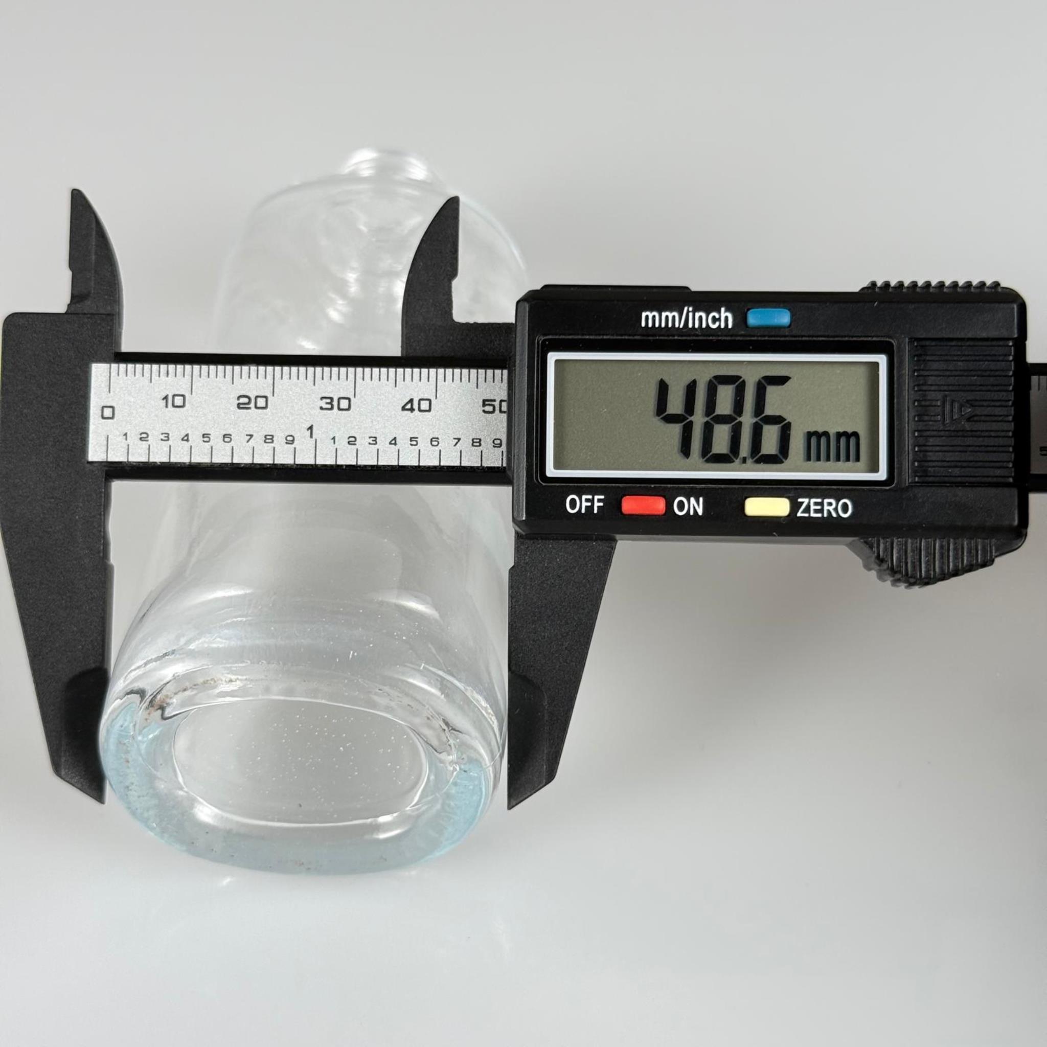 100 CC ŞEFFAF CAM OVAL PARFÜM  ŞİŞESİ KAPAKSIZ (24 AĞIZ)