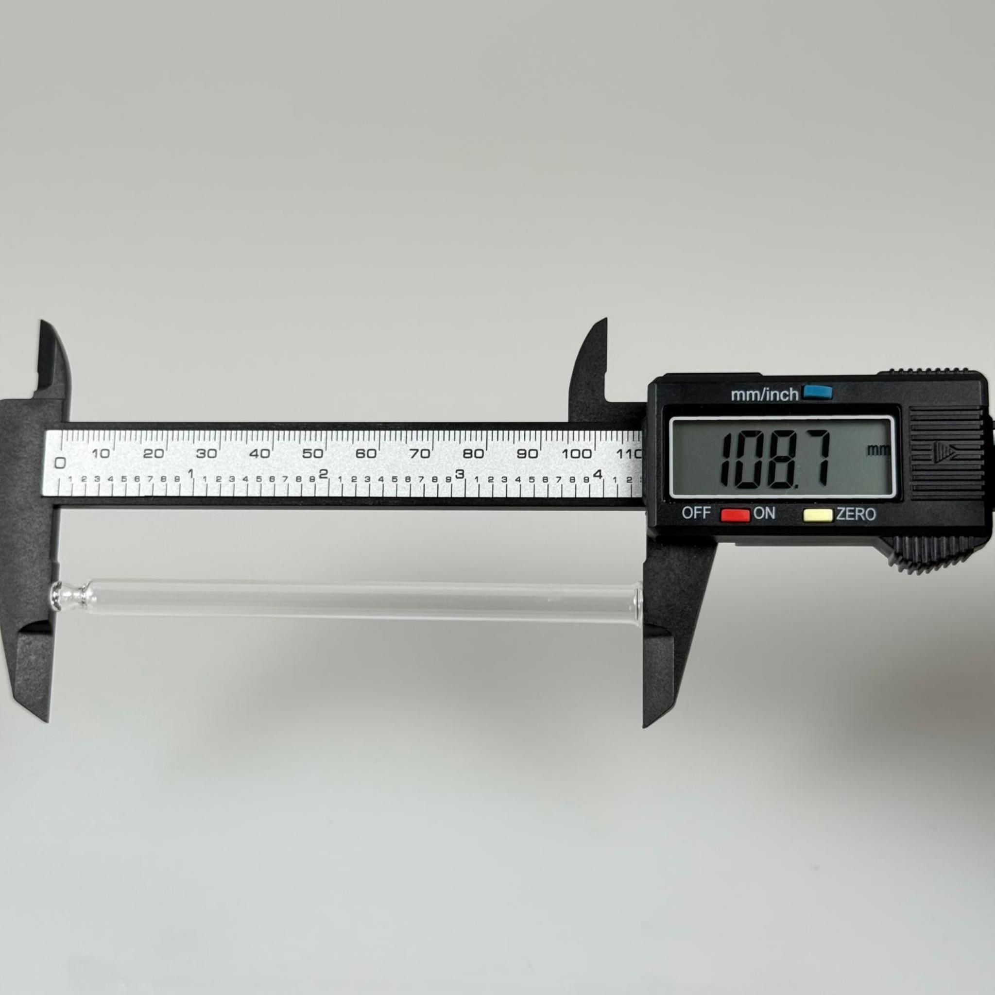 110 MM CAM ÇUBUK - DAMLALIKLI ŞİŞE İÇİN CAM PİPET
