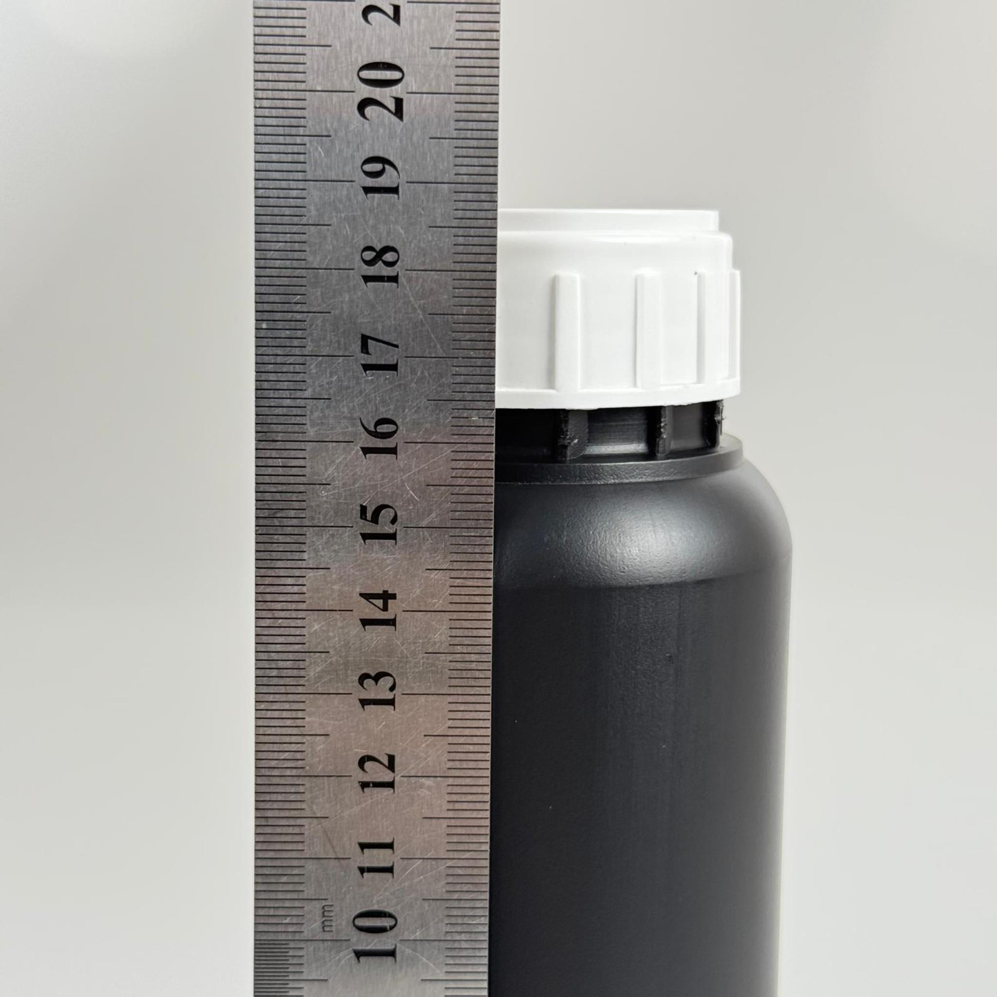 0,5 LT ZİRAİ İLAÇ BİDONU SİYAH + BEYAZ ALÜMİNYUM FOLYOLU İNDİKSİYON CONTA SK50 KAPAK - 500 CC PE POLİETİLEN TARIM BİDON