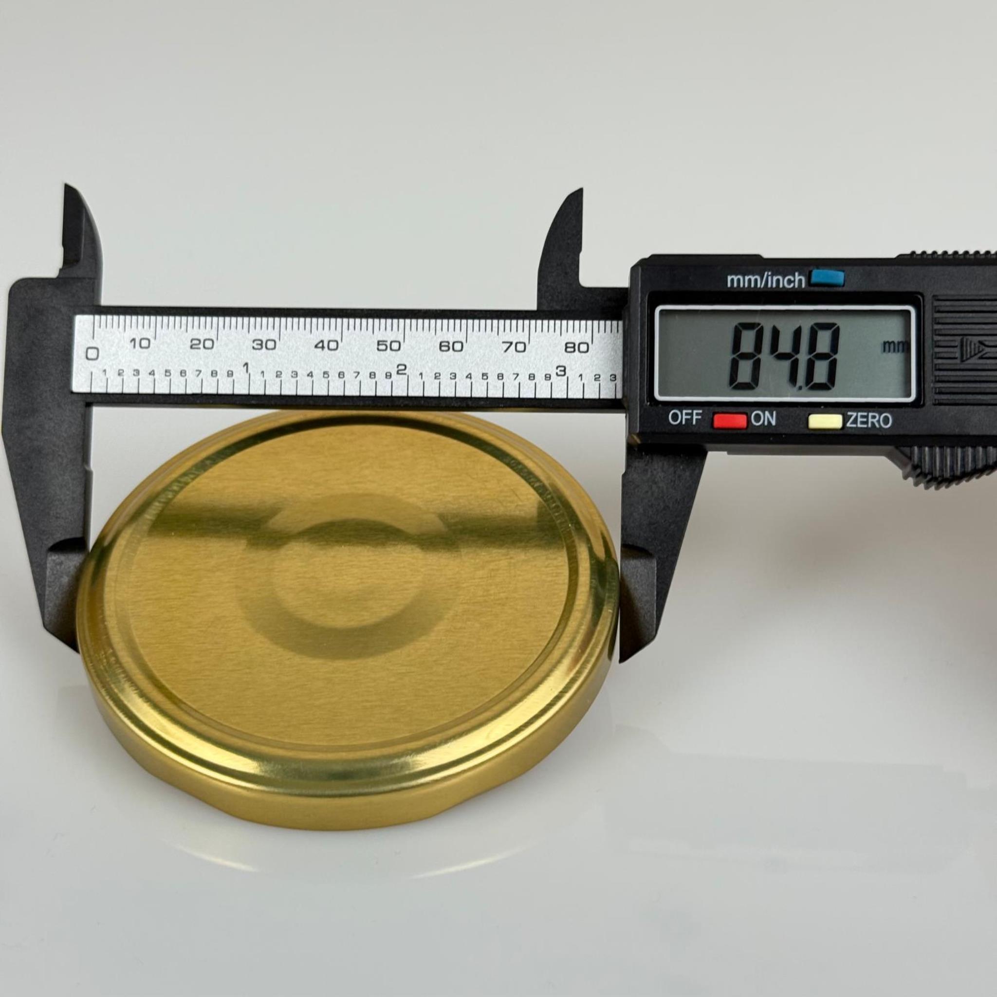 82 MM TWİST-OFF GOLD DÜĞMELİ (MC082RSB469) - SİLGAN - EMNİYET DÜĞMELİ - TİKTAK KAPAK - BUTONLU KAPAK