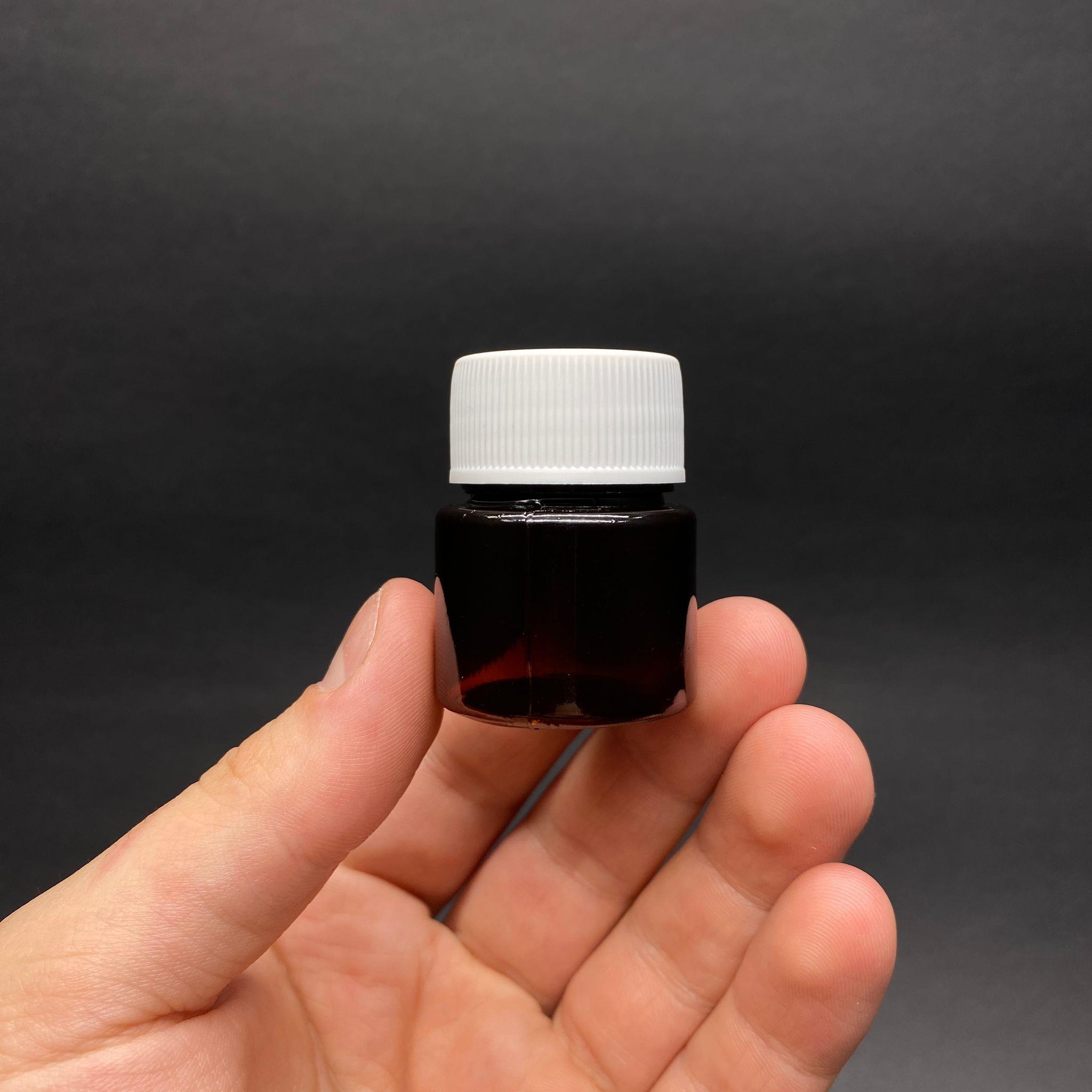 10 CC AMBER PET KAVANOZ - BEYAZ KAPAKLI - 10 ML GENİŞ AĞIZLI PET ŞİŞE - MİNİK NUMUNE KAVANOZU - UFAK PLASTİK KAVANOZ