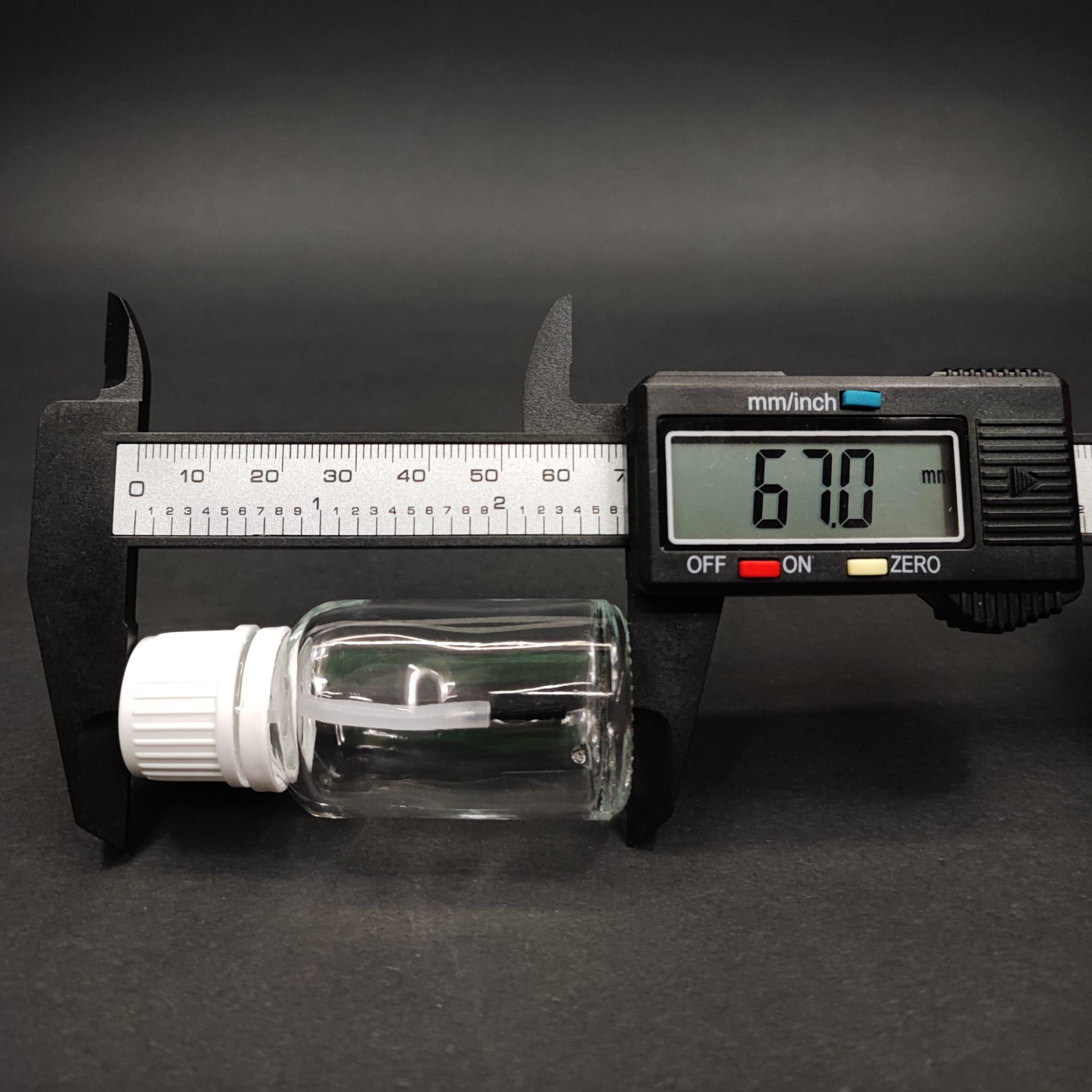 15 CC FIRÇALI ŞEFFAF CAM ŞİŞE - 15 ML KAPAKLI FIRÇALI CAM ŞİŞE - CAM OJE ŞİŞESİ FIRÇALI BEYAZ KAPAKLI TAKIM - BOŞ OJE ŞİŞESİ, FIRÇALI ŞİŞE, OTOMOTİV VE MOBİLYA İÇİN RÖTÜŞ BOYA ŞİŞESİ