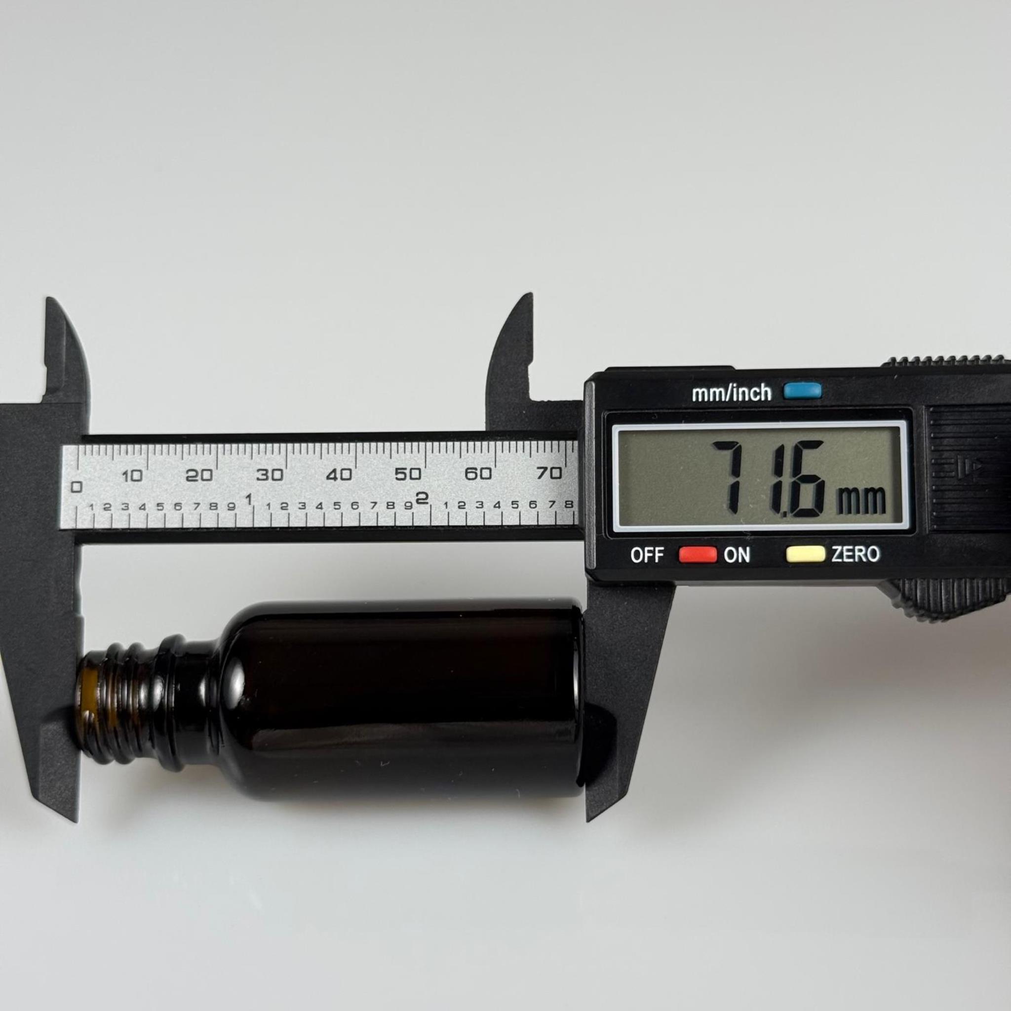 20 CC AMBER CAM ŞİŞE KAPAKSIZ (18 AĞIZ) - ÜST KALİTE KOYU AMBER 20 ML CAM ŞİŞE KAHVERENGİ