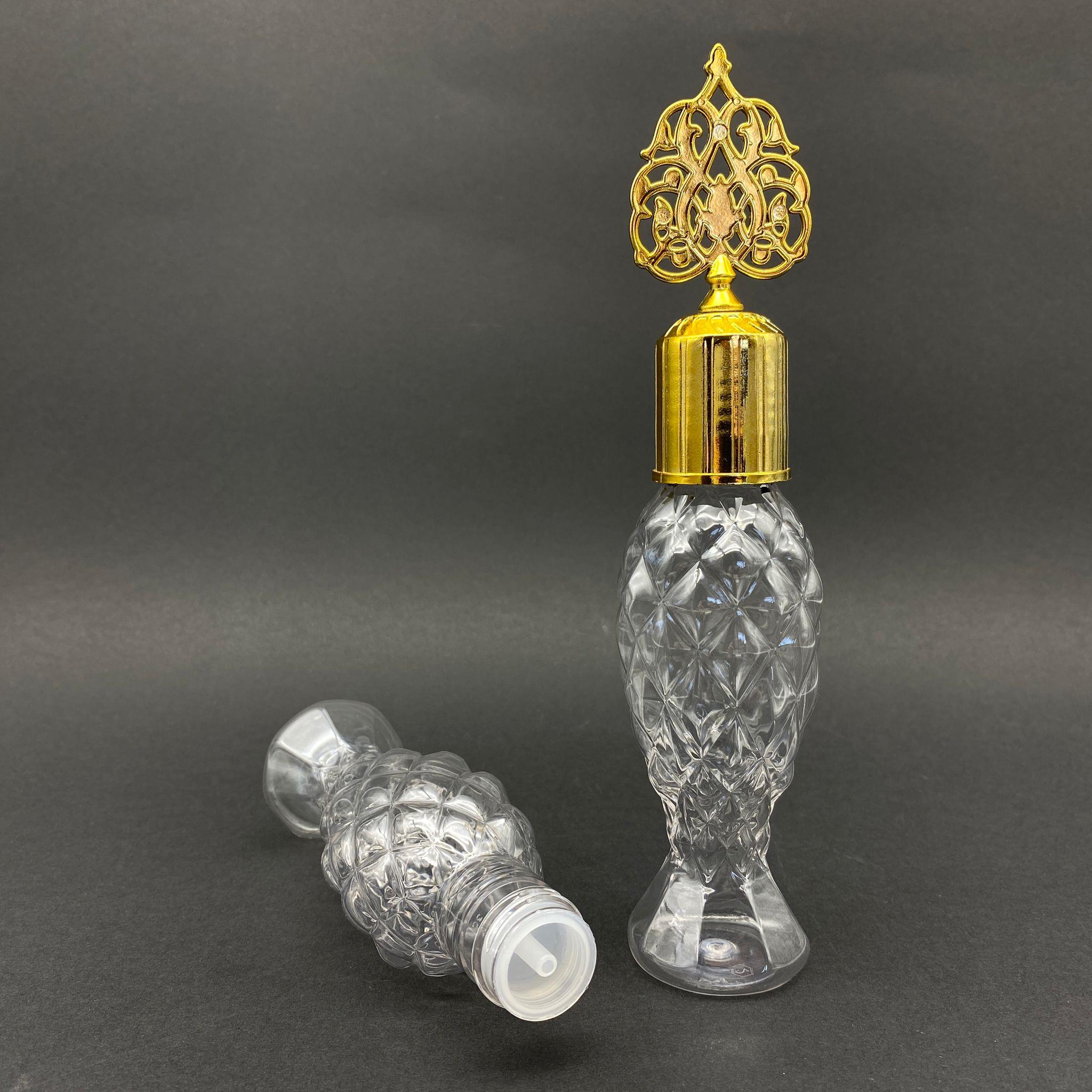 100 CC BALIKSIRTI ŞİŞE - GOLD OSMANLI KAPAKLI - KOLONYA TIPALI - 100 ML PLASTİK KOLONYA ŞİŞESİ