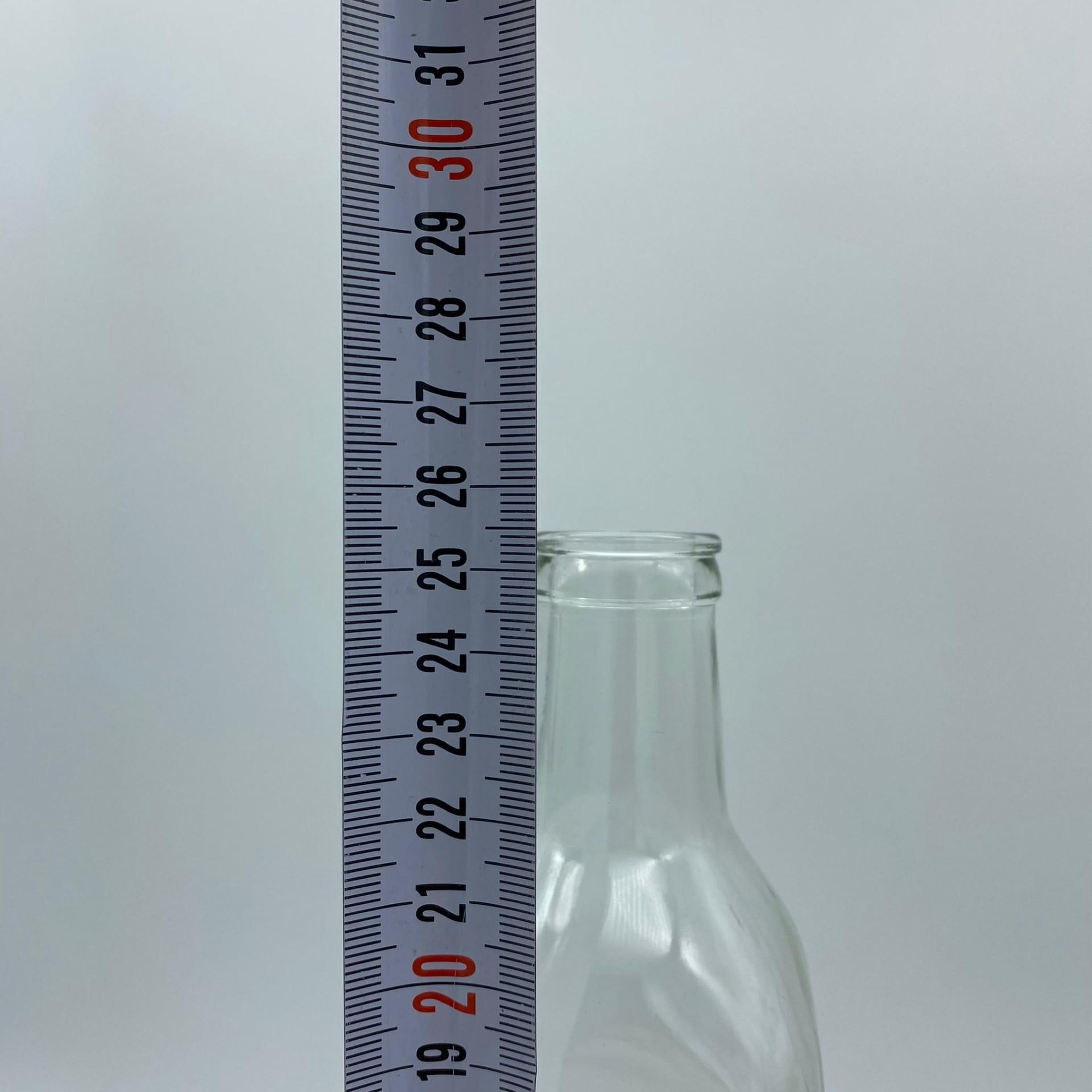 500 CC ŞEFFAF CAM MARASKA KÖŞELİ ŞİŞE (28 AĞIZ ÇAKMA) KAPAKSIZ - 500 ML KÖŞELİ CAM ŞİŞE - ŞİŞECAM ÜRÜN KODU: 121450