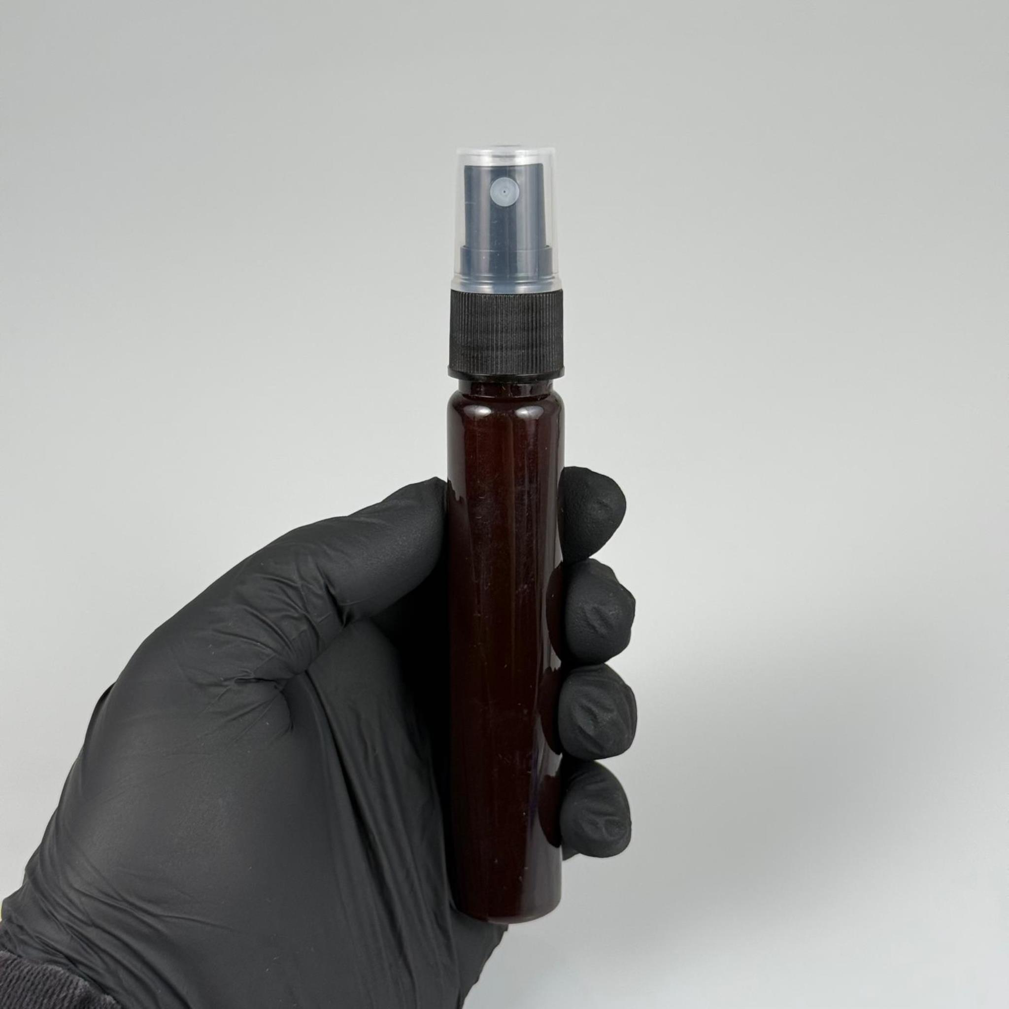 25 CC AMBER PLASTİK ŞİŞE - SİYAH SPREYLİ TAKIM - 25 ML SPREYLİ PLASTİK ŞİŞE (CEP BOY) KALEM PARFÜM