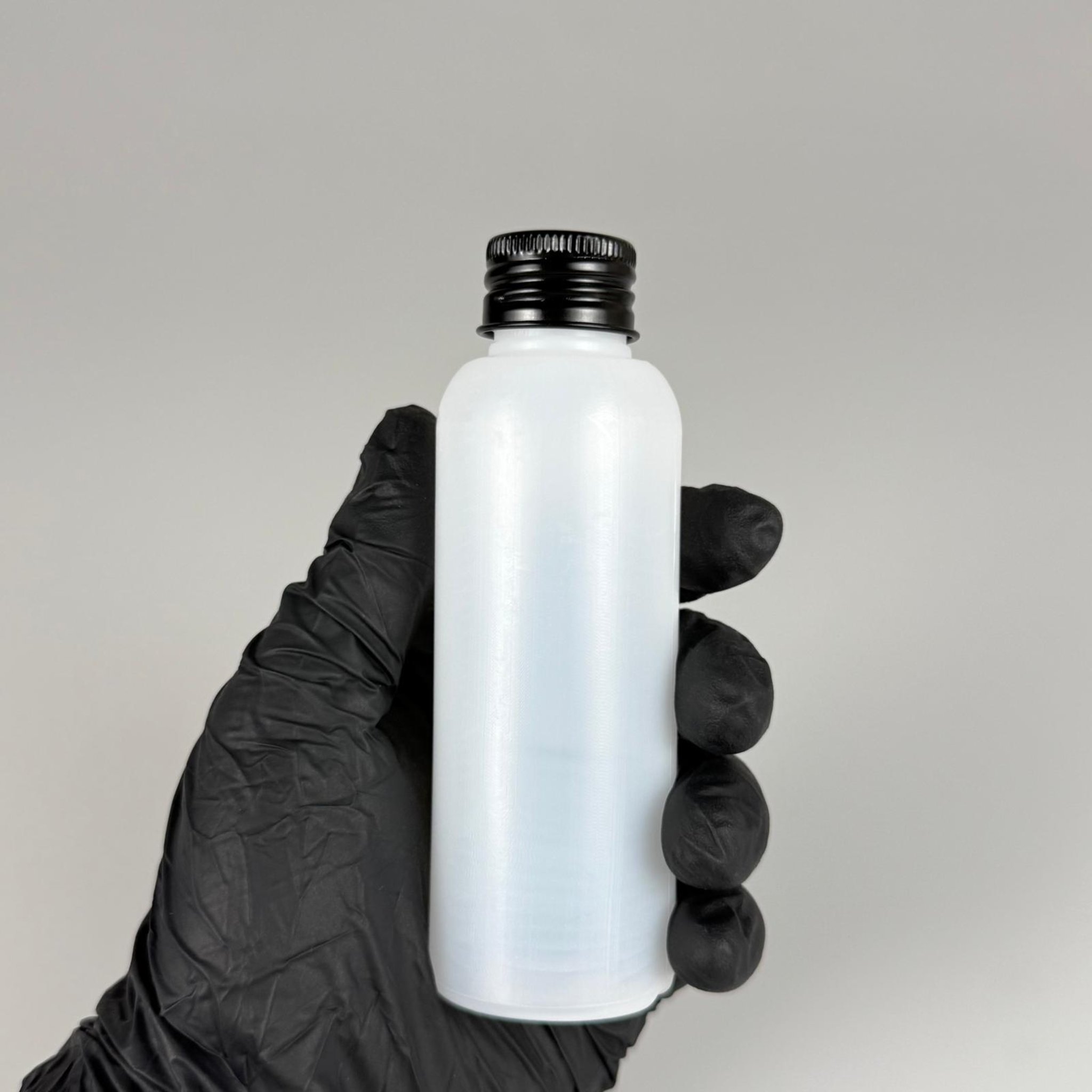 100 CC NATÜREL SERT POLİETİLEN ASETON ŞİŞESİ ( 24 MM ) + KÖPÜK CONTALI SİYAH METAL ALÜMİNYUM KAPAKLI + KOLONYA TIPALI TAKIM - 100 ML KAPAKLI PLASTİK ASETON ŞİŞELERİ