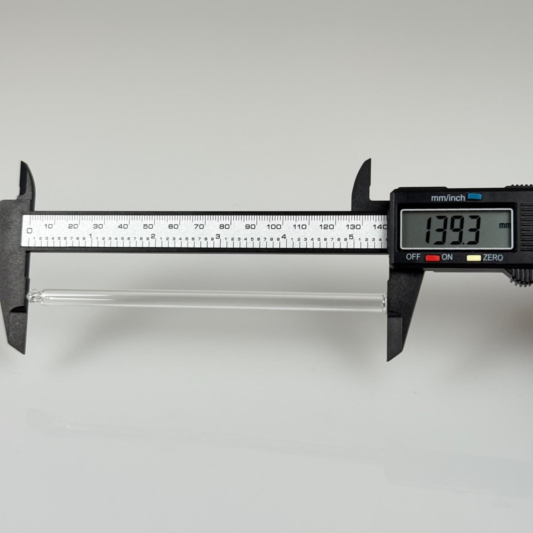 140 MM CAM ÇUBUK - DAMLALIKLI ŞİŞE İÇİN CAM PİPET