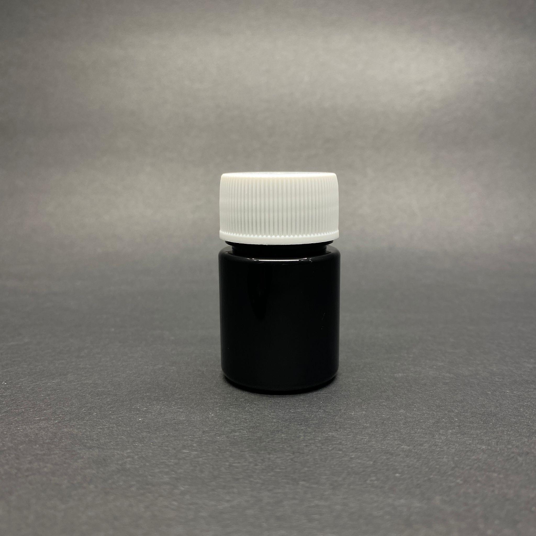 15 CC SİYAH PET KAVANOZ - BEYAZ KAPAKLI - 15 ML GENİŞ AĞIZLI PET ŞİŞE - MİNİK NUMUNE KAVANOZU - UFAK PLASTİK KAVANOZ