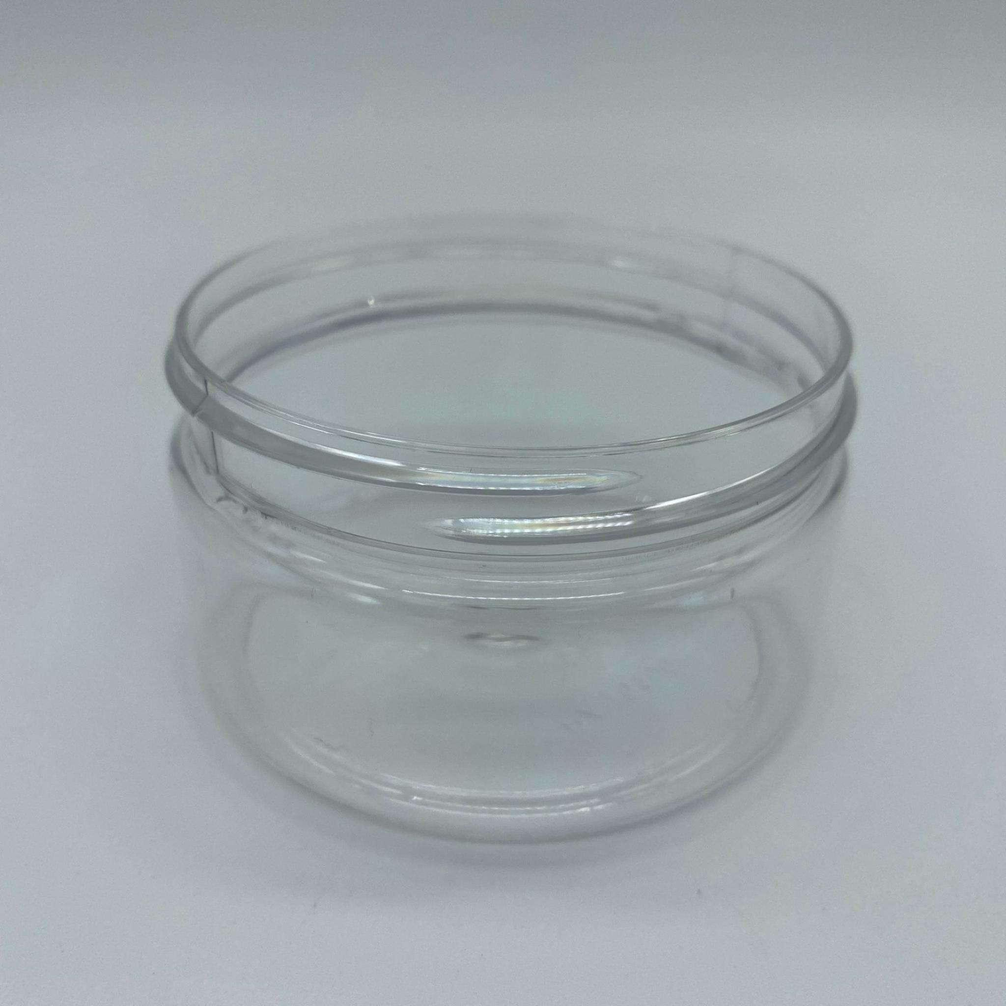 100 CC SERT PLASTİK ŞEFFAF KREM KAVANOZU KAPAKSIZ (70 AĞIZ) 100 ML PLASTİK KAVANOZ