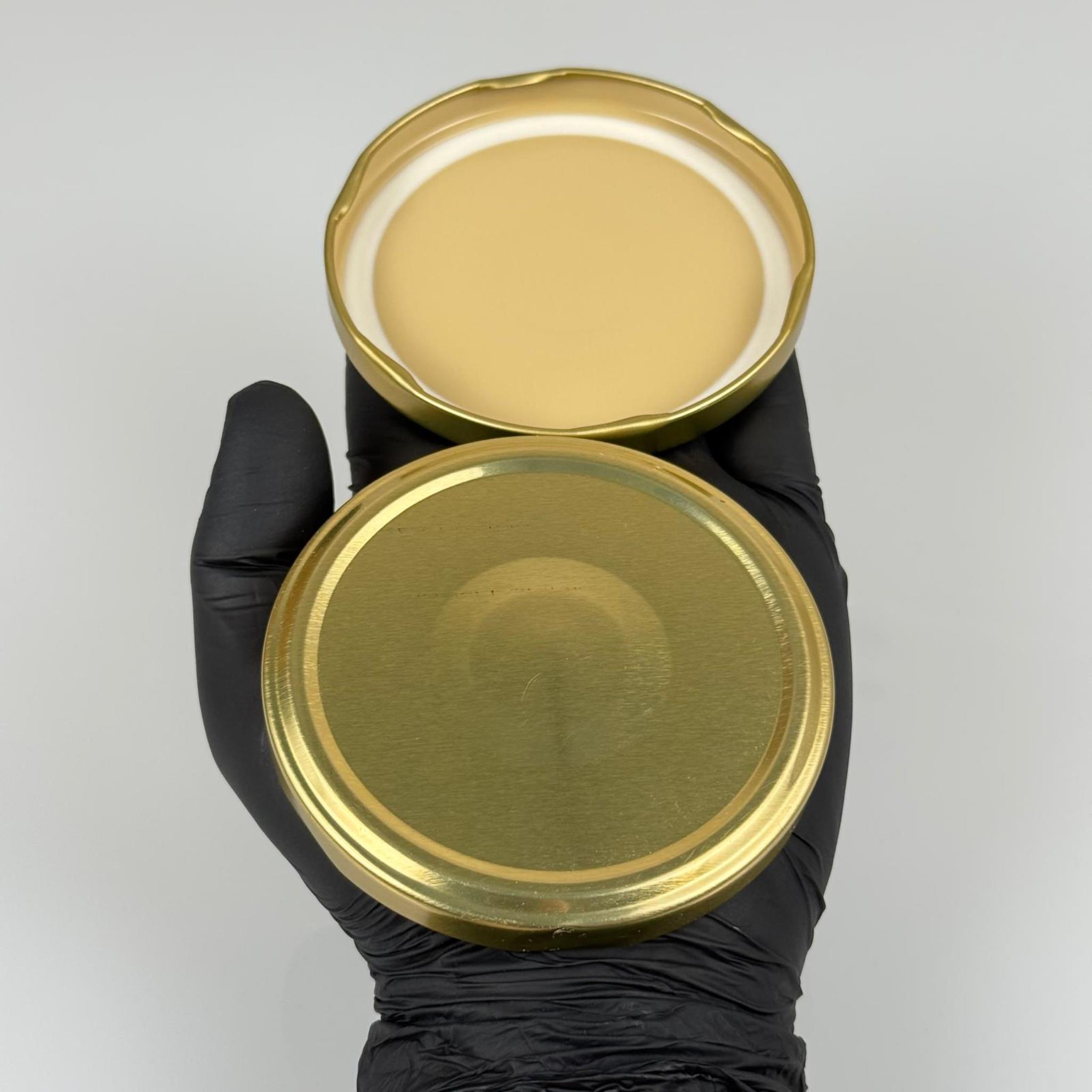 82 MM TWİST-OFF GOLD DÜĞMELİ (MC082RSB469) - SİLGAN - EMNİYET DÜĞMELİ - TİKTAK KAPAK - BUTONLU KAPAK