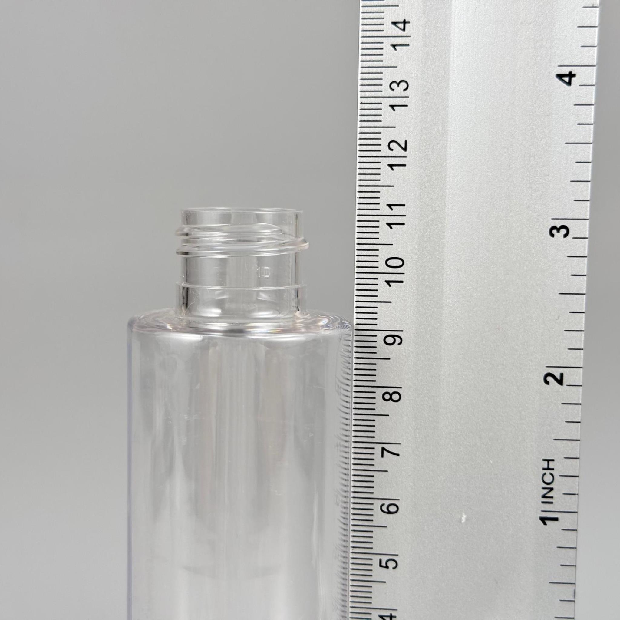 100 CC SİLİNDİR KESKİN KÜT MODEL SERT (17 GR) PET ŞİŞE - KAPAKSIZ - AĞIZ ÇAPI 24 MM - ŞEFFAF