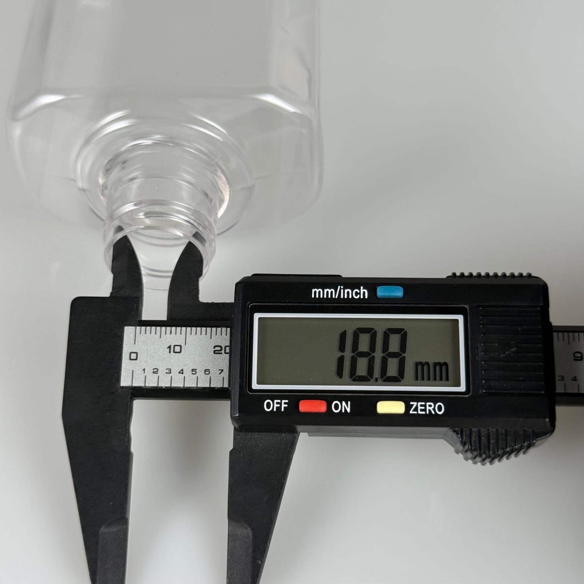 400 CC YASSI MODEL ŞEFFAF PET ŞİŞE KAPAKSIZ (24 AĞIZ)