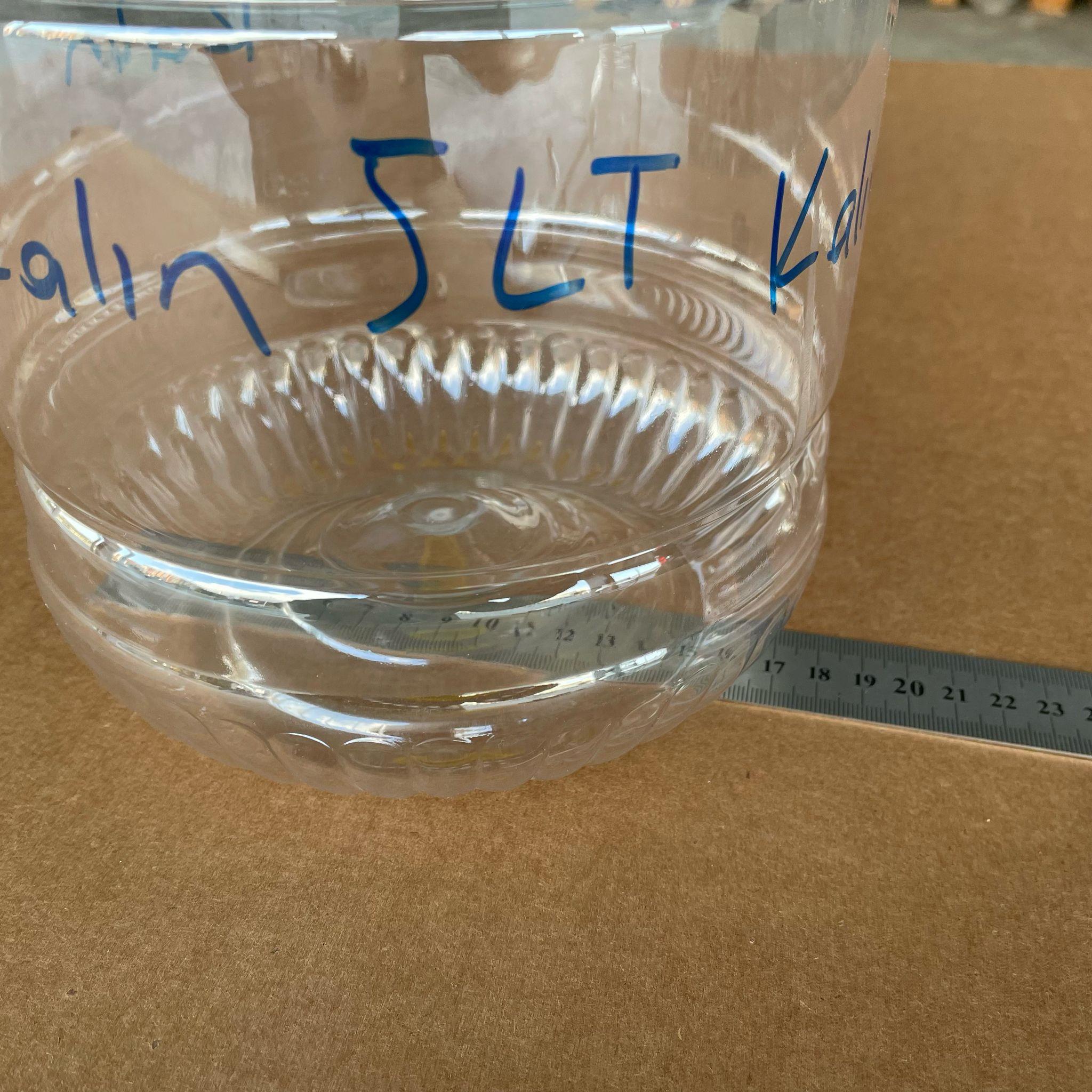 5 LT KALIN PET KAVANOZ - AĞIZ ÇAPI 11 CM - KAPAKLI - 5000 CC PET BİDON - 5 LİTRE PLASTİK KAVANOZ (kavanoz 120 gr)