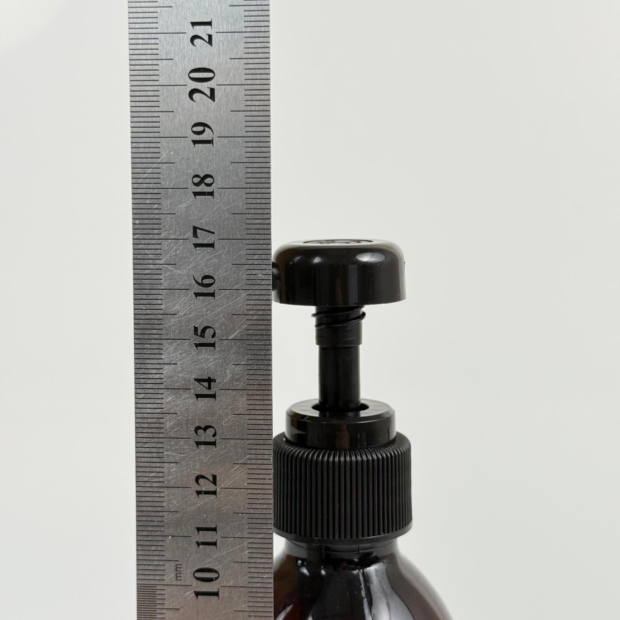 200 CC PET AMBER KAHVERENGİ OVAL MODEL ŞİŞE - SİYAH DOZAJ POMPALI (HER BASMADA 4 CC SIVI ATAR)  - 200 ML POMPALI ŞİŞE - ŞURUP, ŞAMPUAN, KREM GİBİ YOĞUN KIVAMLI SIVILARDA KULLANILIR