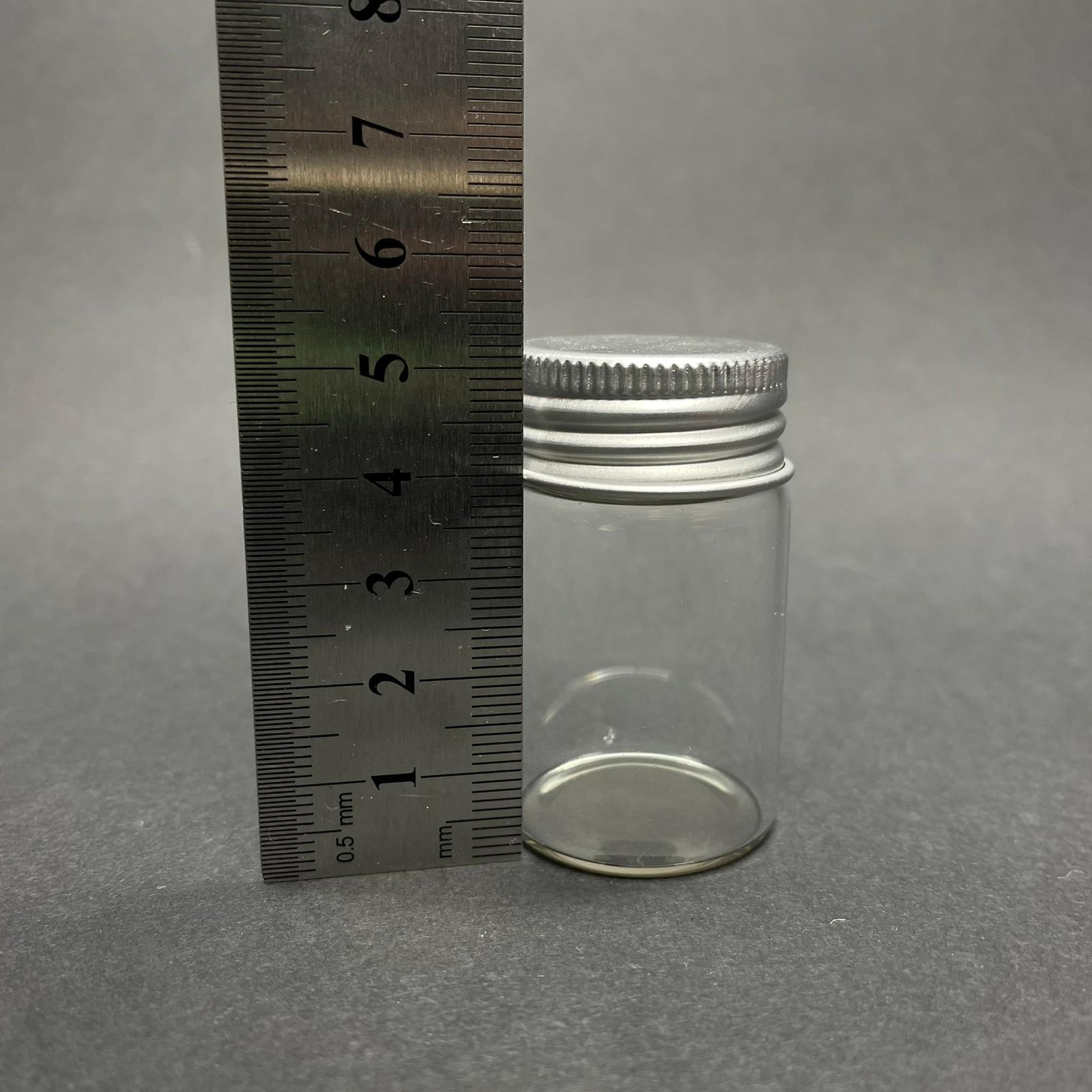 20 CC METAL KAPAKLI CAM KAVANOZ - 20 ML METAL KAPAKLI CAM KAVANOZ - MİNİK KAVANOZ 30x50 MM