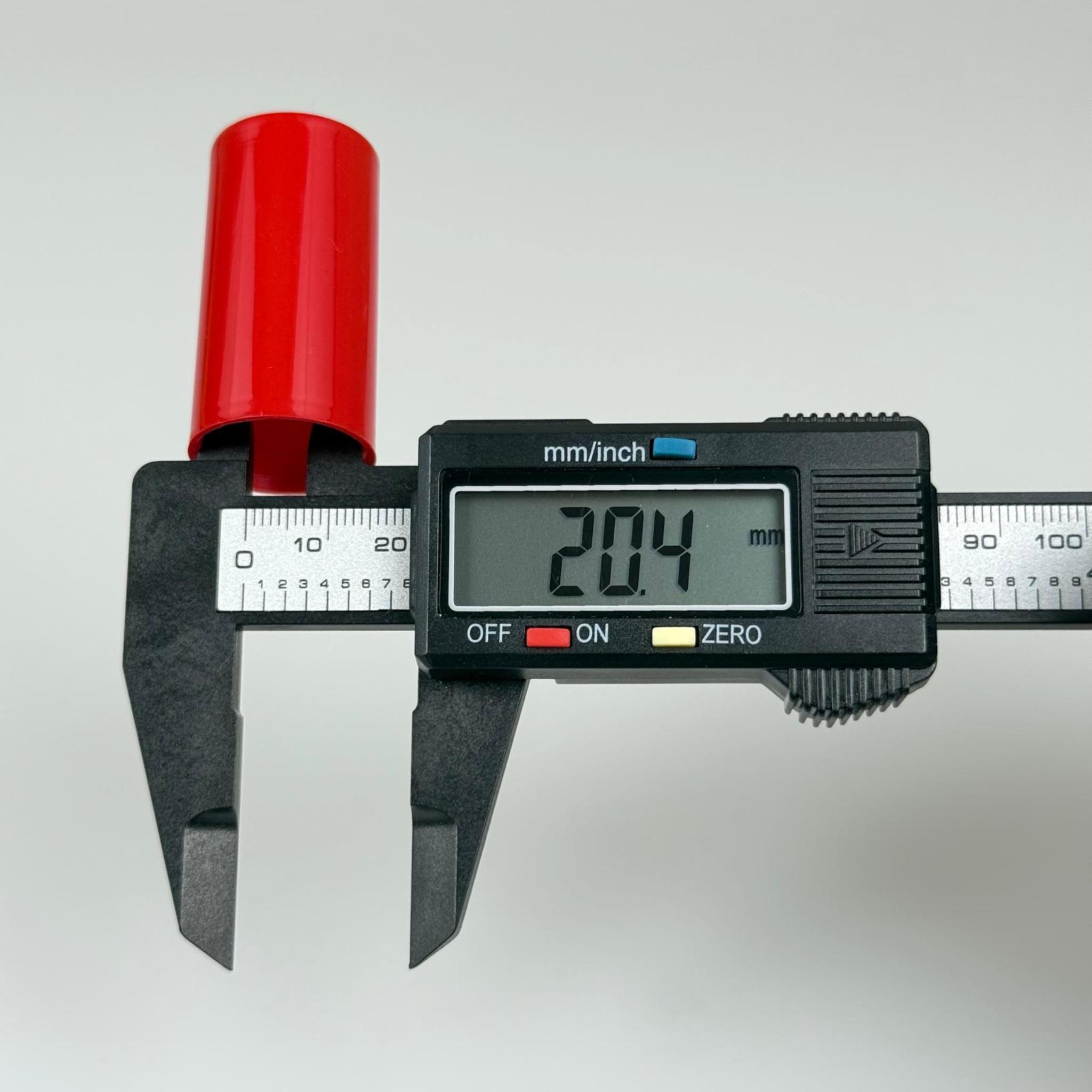 20 MM PARFÜM ŞİŞE KAPAĞI - PLASTİK - PARFÜM KAPAK - KIRMIZI