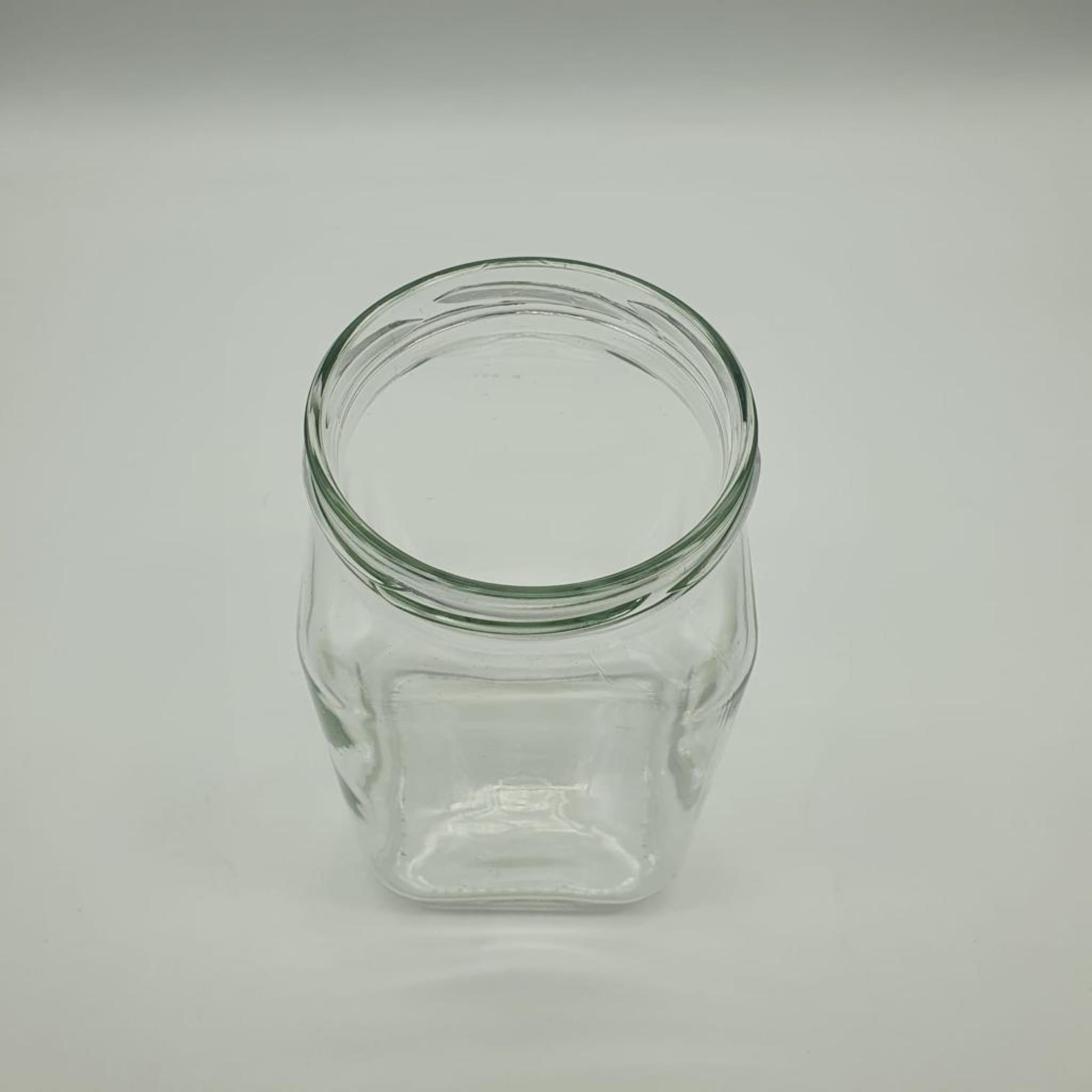 850 CC CAM KARE KAVANOZ (82 AĞIZ) - 850 ML KÖŞELİ KAVANOZ - KAPAKSIZ - ŞİŞECAM ÜRÜN KODU: 100285