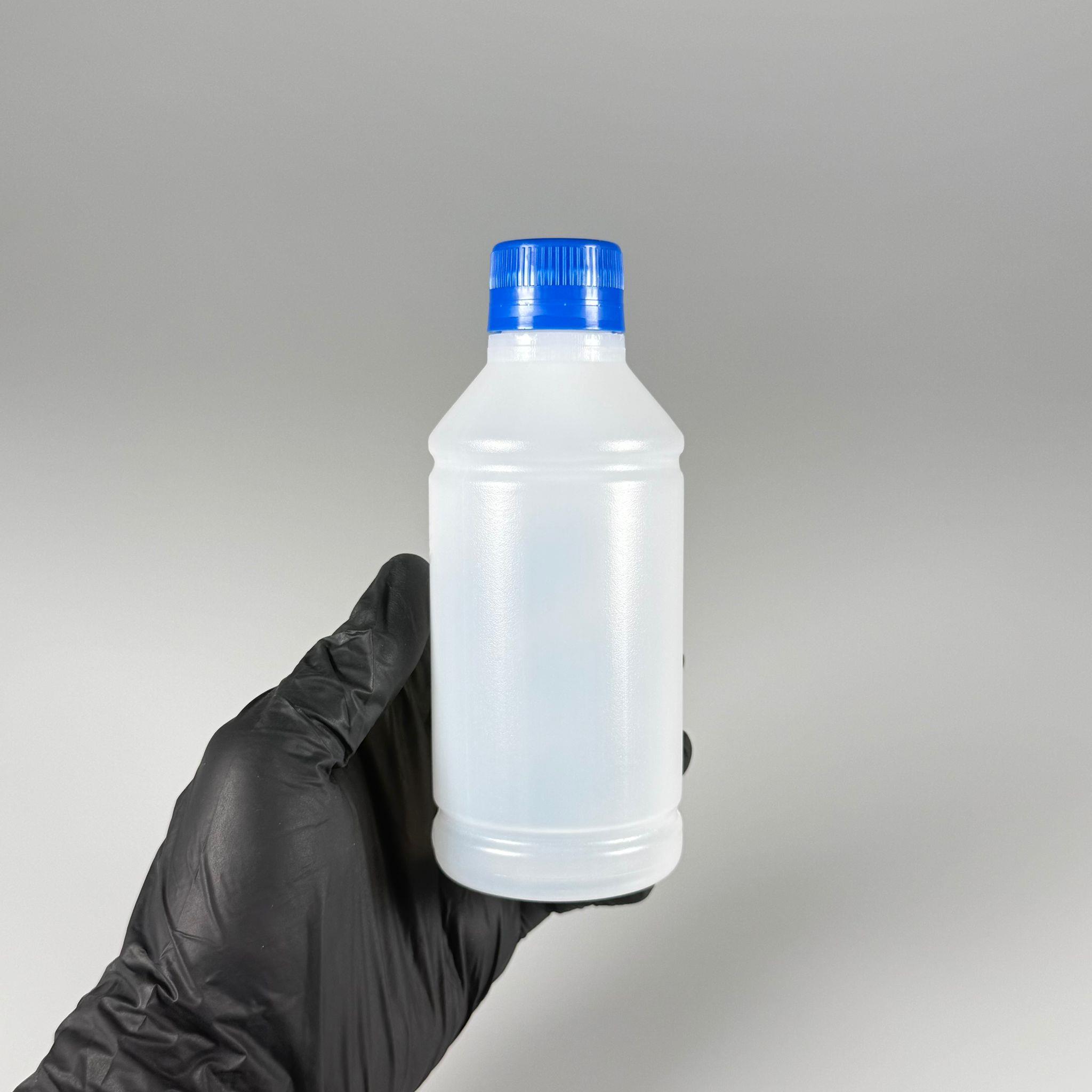 250 CC TİNER ŞİŞESİ - MAVİ KİLİTLİ KAPAKLI - 250 ML KİMYASALA DAYANIKLI PLASTİK ŞİŞE - 0,25 LT POLİETİLEN ŞİŞE