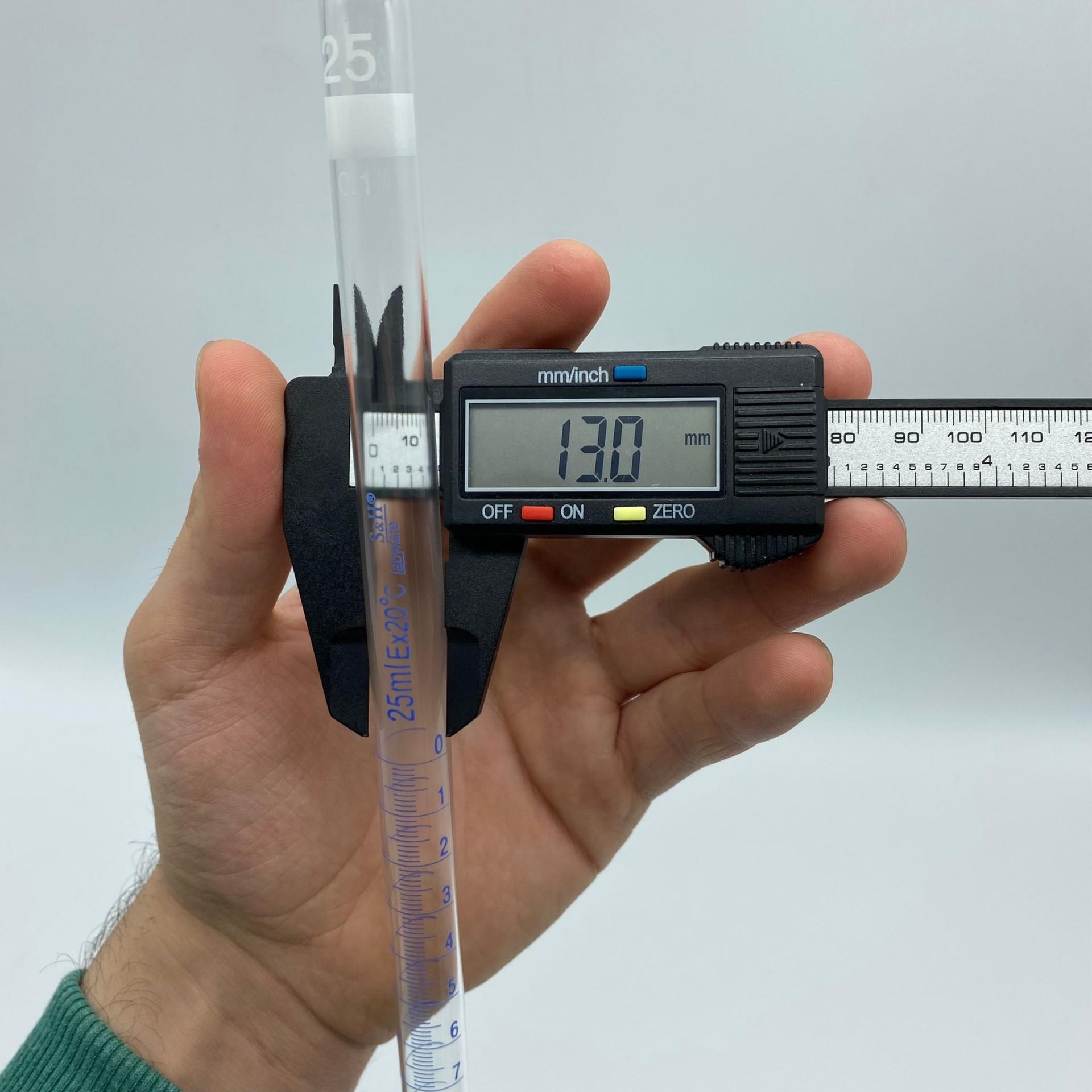 CAM PİPET 25 CC - DERECELİ CAM PİPET 25 ML