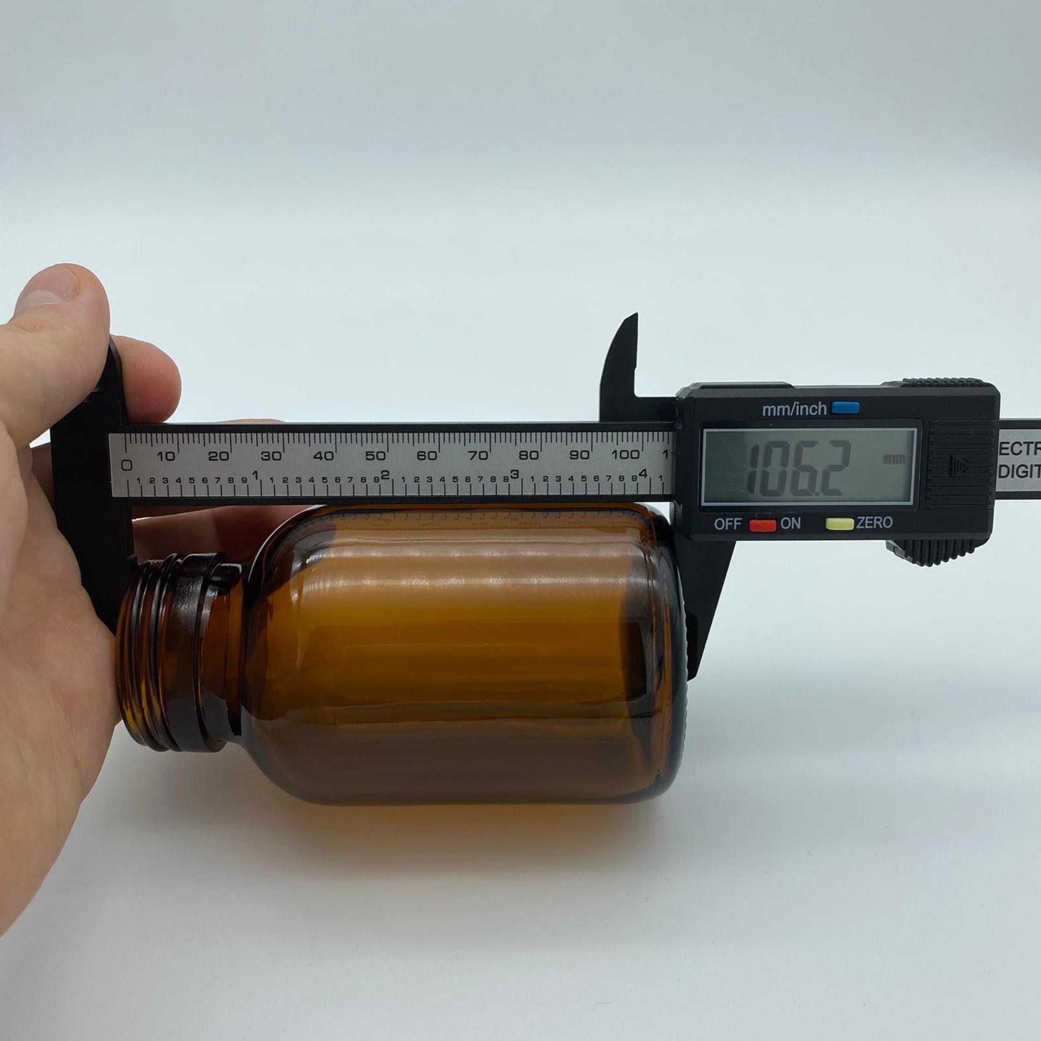 200 CC AMBER CAM TABLET ŞİŞESİ KAPAKSIZ (41 AĞIZ) - ŞİŞECAM ÜRÜN KODU: 716020