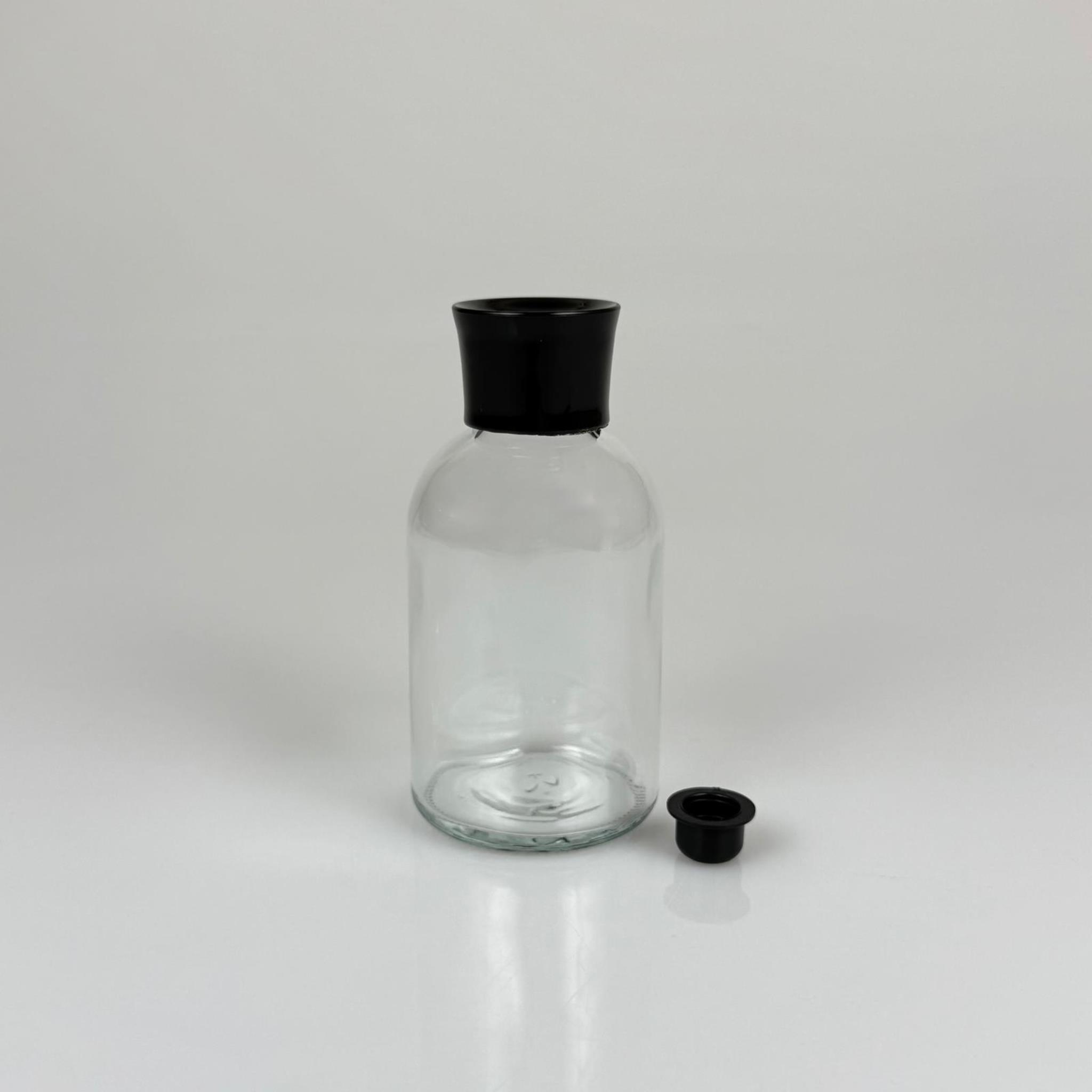 100 CC ŞEFFAF CAM BAMBU ODA KOKUSU ŞİŞESİ - 100 ML ÇUBUKLU BAMBU ODA KOKUSU ŞİŞESİ - DİFÜZÖR ŞİŞE- CAM ŞİŞE + SİYAH LÜX KAPAK + SİYAH TIPA