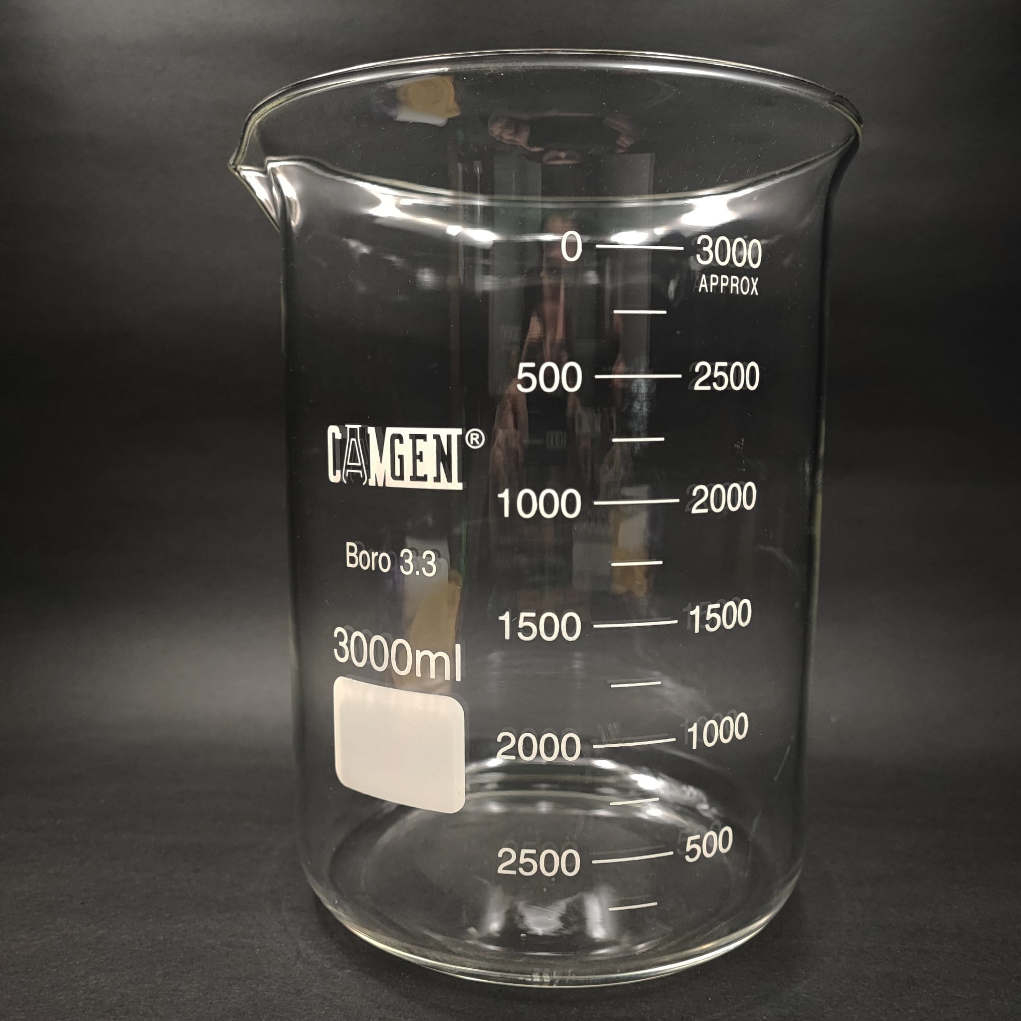 CAM BEHER 3000 ML - ISIYA  DAYANIKLI CAM BEHER - 3 LİTRE BEHER