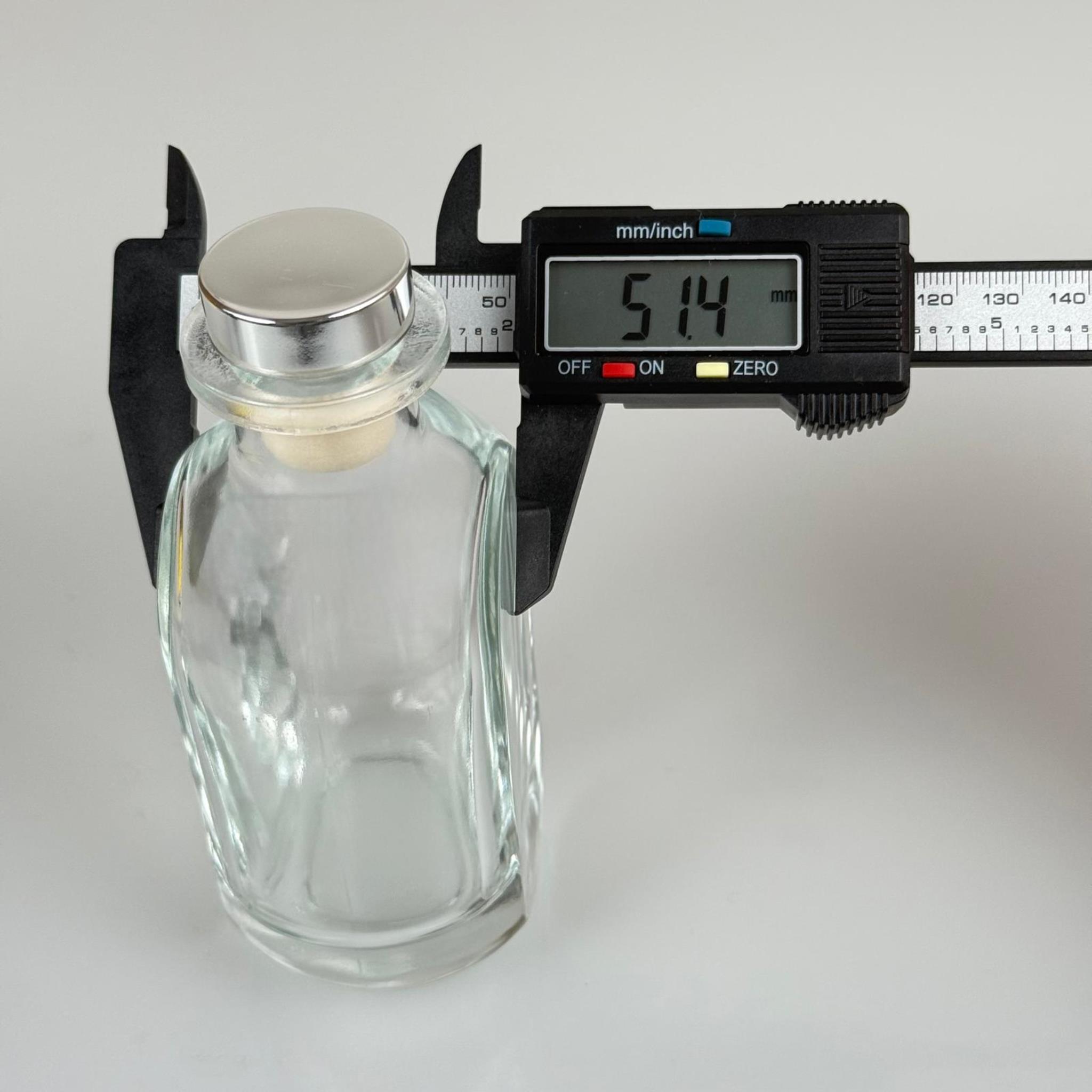 150 CC CAM BAMBU ODA KOKUSU ŞİŞESİ - 150 ML DİFFUSER CAM ŞİŞE + GÜMÜŞ MANTAR TIPA + 3 ADET 21 CM BEYAZ BAMBU ÇUBUK