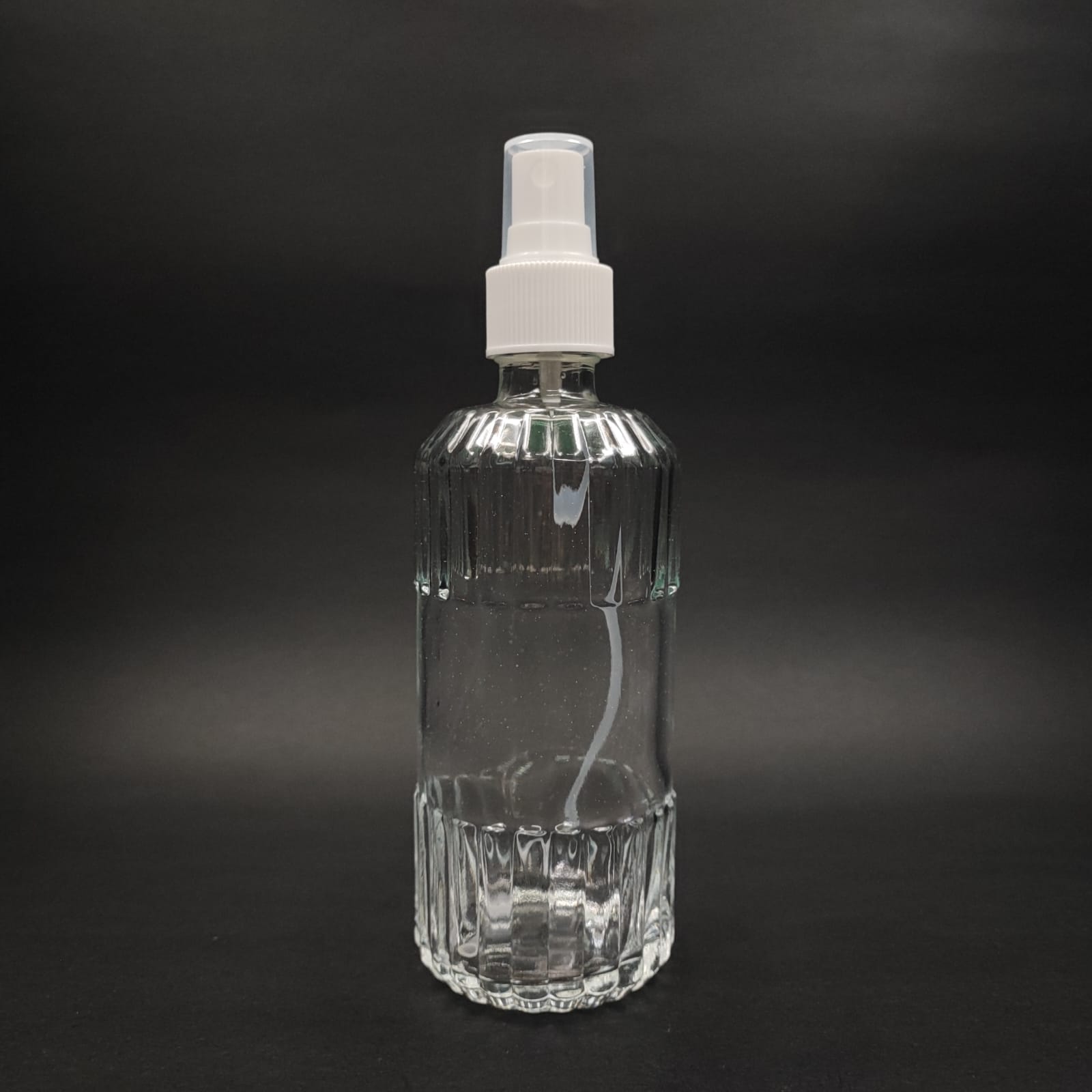 200 CC SİLİNDİR ZÜMRÜT MODEL CAM KOLONYA ŞİŞE - BEYAZ SPREYLİ - 200 ML ZÜMRÜT CAM KOLONYA ŞİŞELERİ