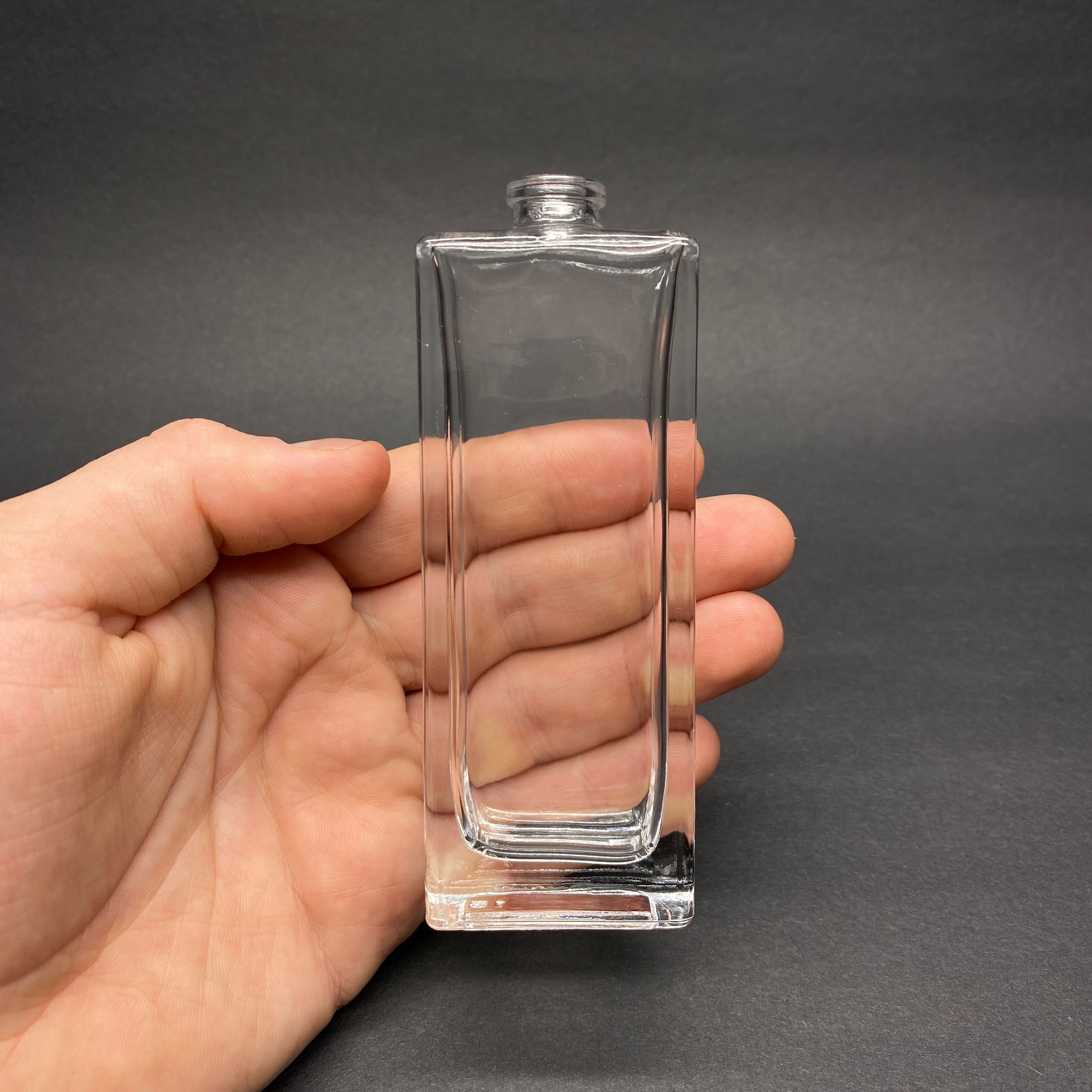 50 ML UZUN DİKDÖRTGEN MODEL FORTUNE PARFÜM ŞİŞESİ - KAPAKSIZ (AĞIZ 15 MM GEÇME KOLAY KAPAMA)