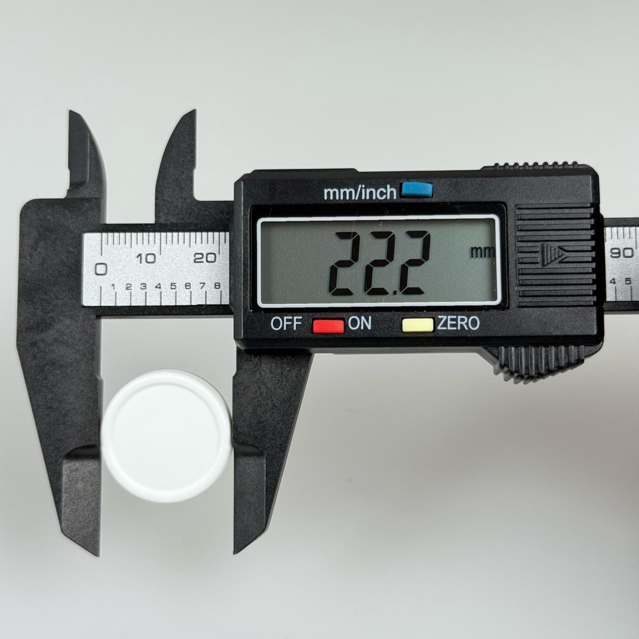PENİSİLİN ALÜMİNYUM FLAKON KAPAK BEYAZ (İÇİ ÇENTİKLİ) -  20 MM DÜZ RENKLİ FLİP-OFF KAPAK