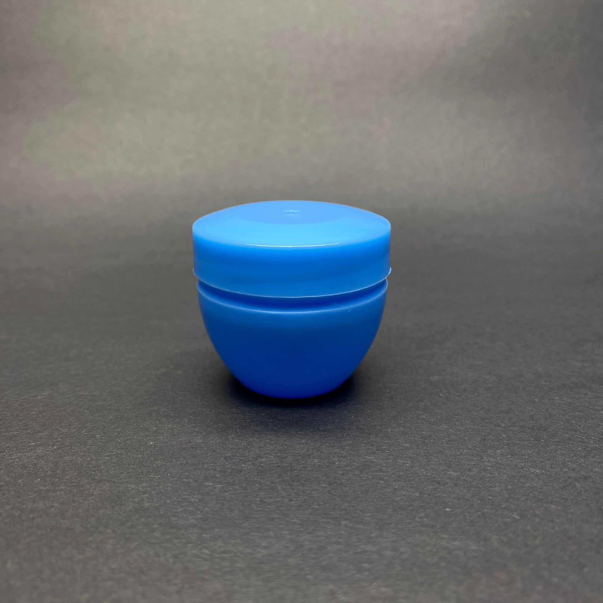 20 CC KREM KAVANOZU KAPAKLI - 20 ML PLASTİK MİNİ POMAT KUTUSU - MAVİ