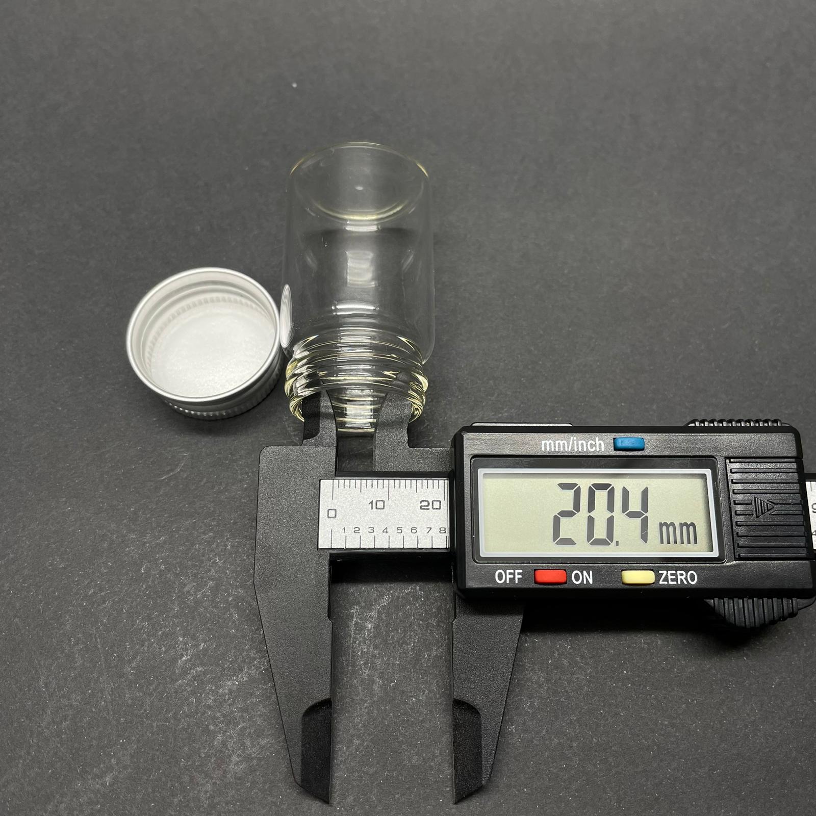 20 CC METAL KAPAKLI CAM KAVANOZ - 20 ML METAL KAPAKLI CAM KAVANOZ - MİNİK KAVANOZ 30x50 MM