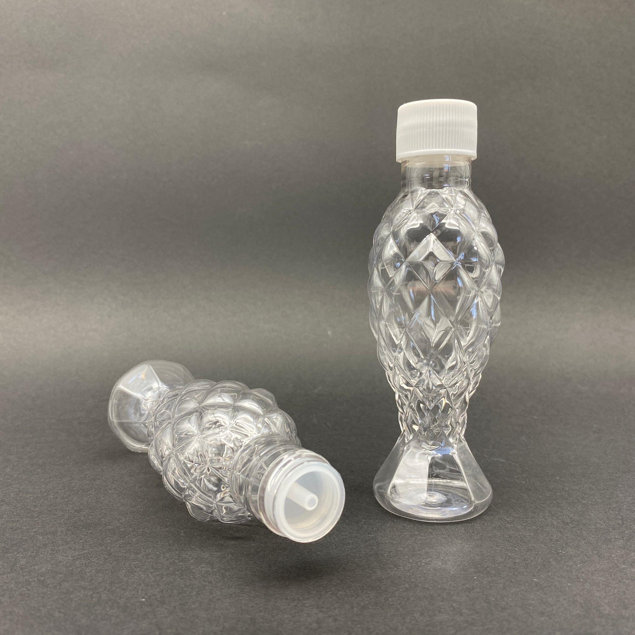100 CC BALIKSIRTI ŞİŞE - BEYAZ KAPAKLI - KOLONYA TIPALI - 100 ML PLASTİK KOLONYA ŞİŞESİ