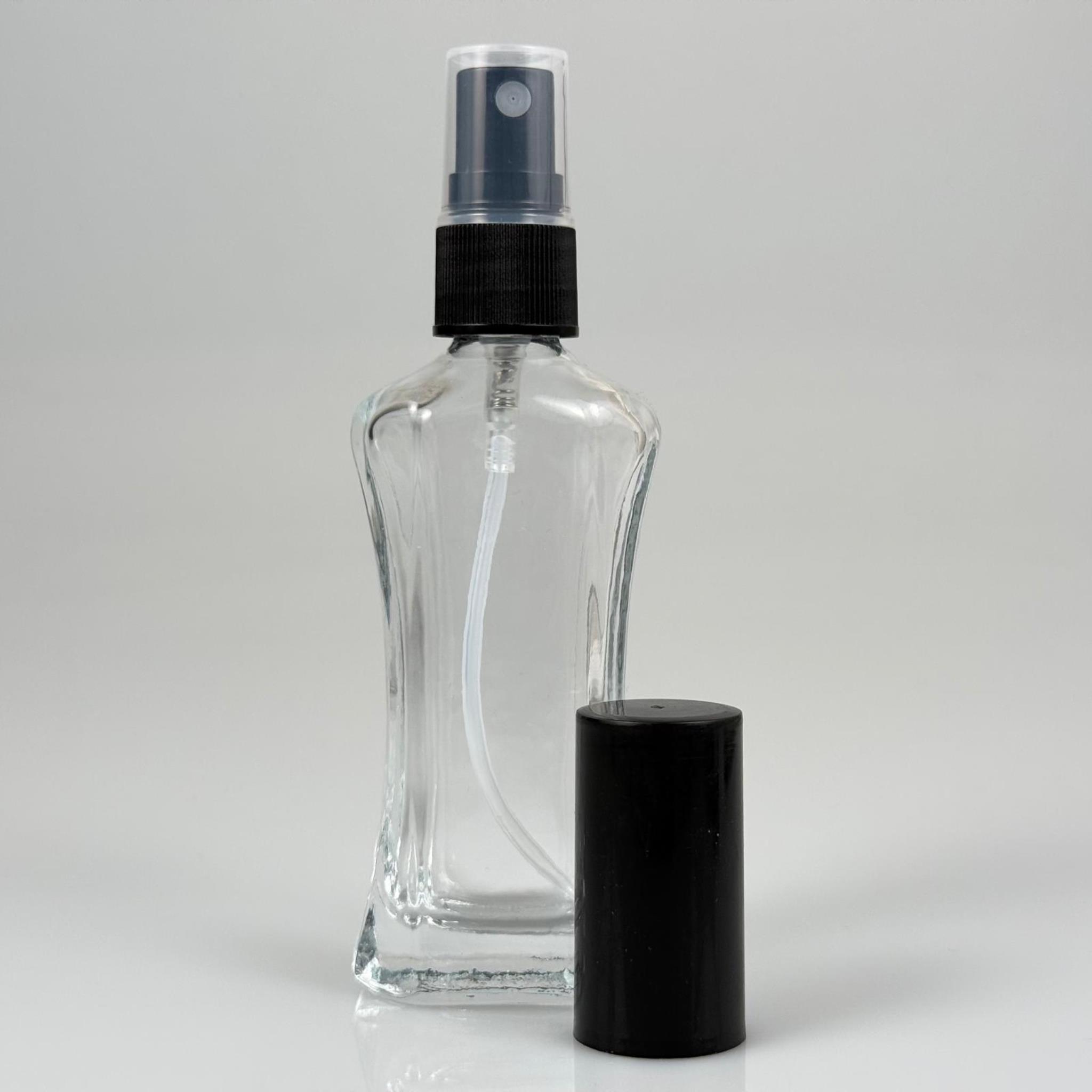 50 CC MİLANO MODEL CAM ŞİŞE - SİYAH PLASTİK KAPAK - SİYAH SPREYLİ - 50 ML LÜKS PARFÜM ŞİŞESİ (CAMIN KALINLIĞI İLE İLGİLİ +/- 5 ML TOLERANS OLABİLİR)