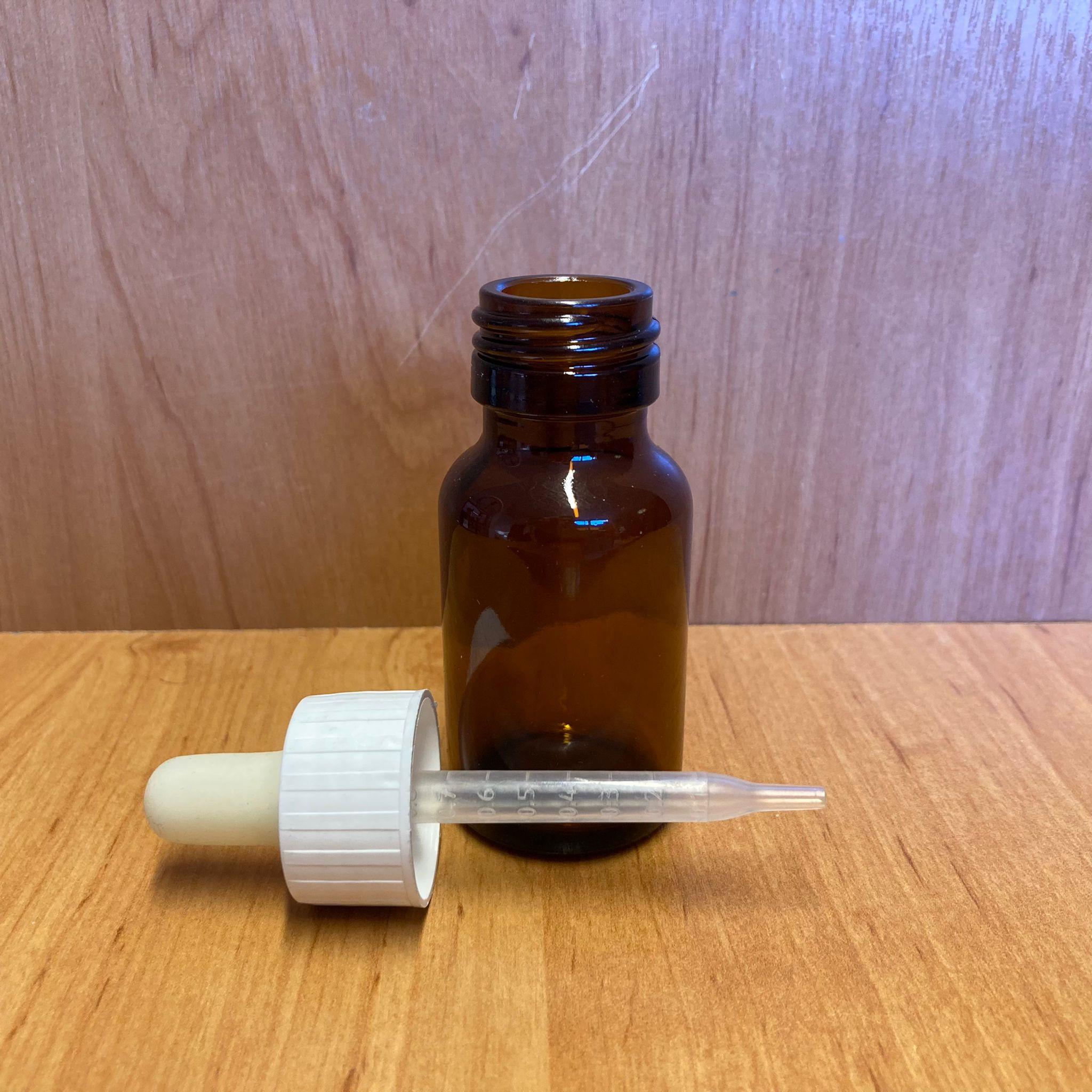 30 CC AMBER PLASTİK DAMLALIKLI CAM ŞİŞE - 30 ML KAHVERENGİ DAMLALIKLI ŞİŞE